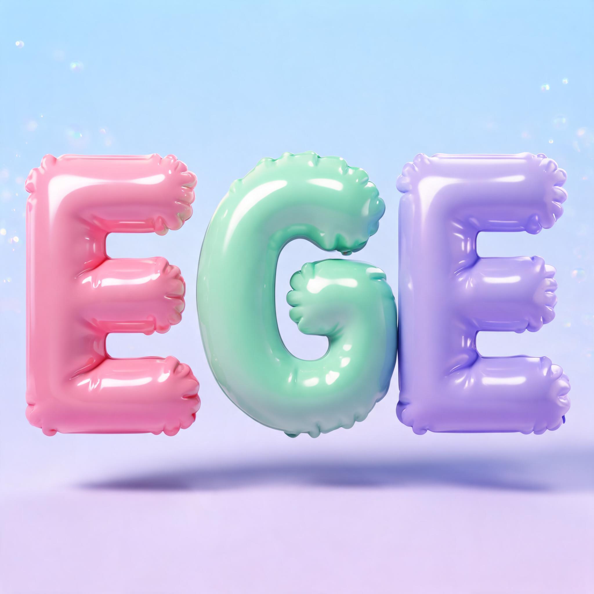 "EGE" — 3d Bold Inflated | AI Text Effect Generator