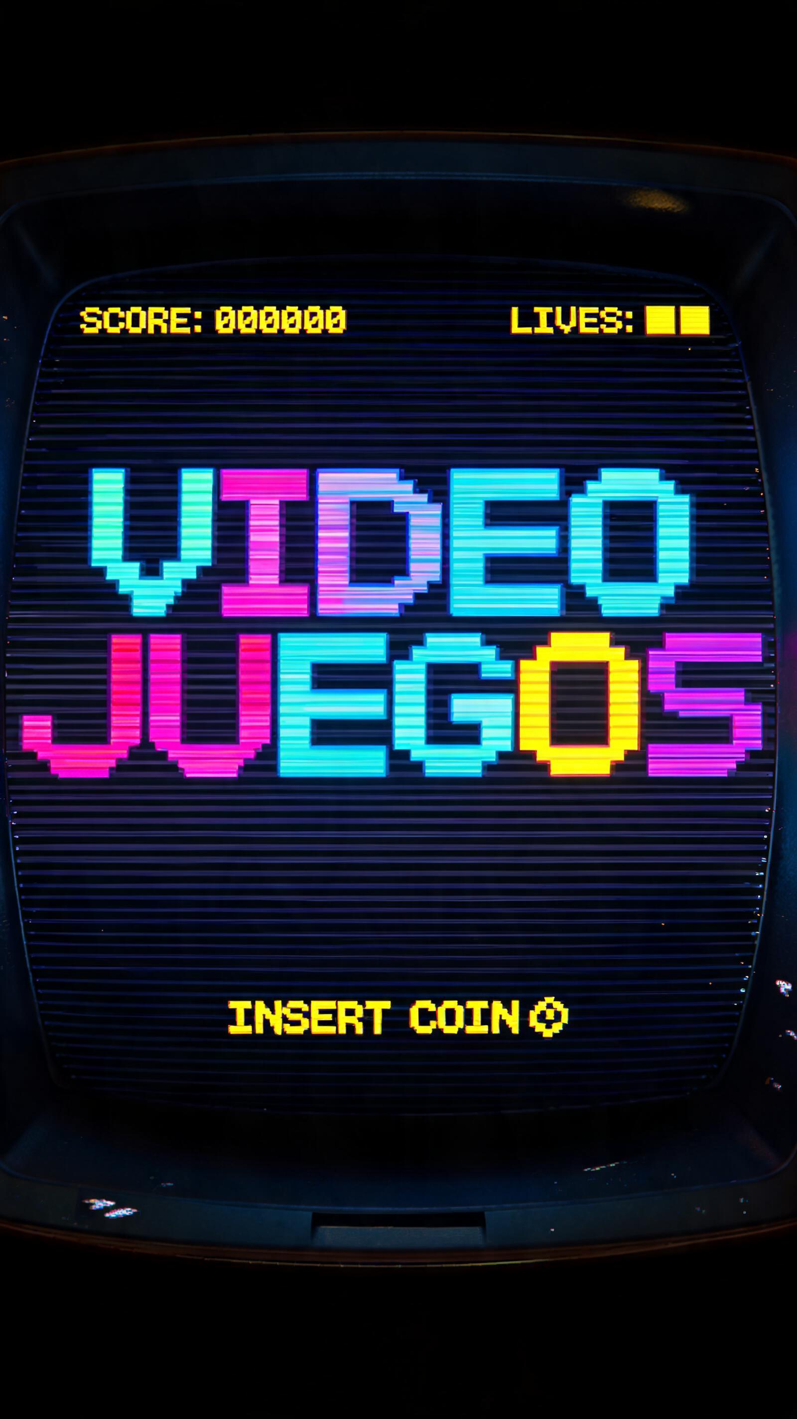 "VIDEOJUEGOS" — Pixel Art | AI Text Effect Generator