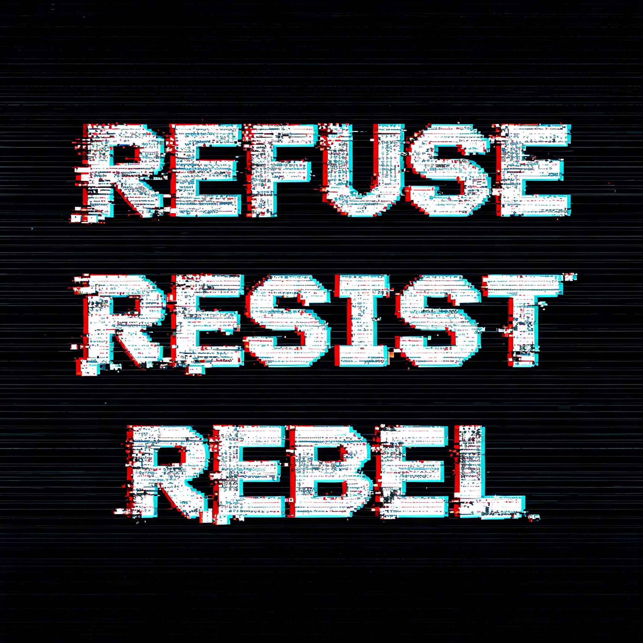 REFUSE
RESIST
REBEL