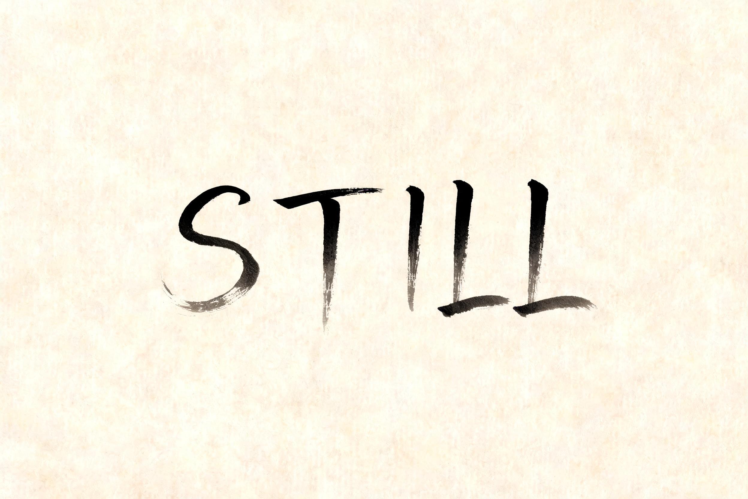 "STILL" — Brush Japanese Ink | AI Text Effect Generator