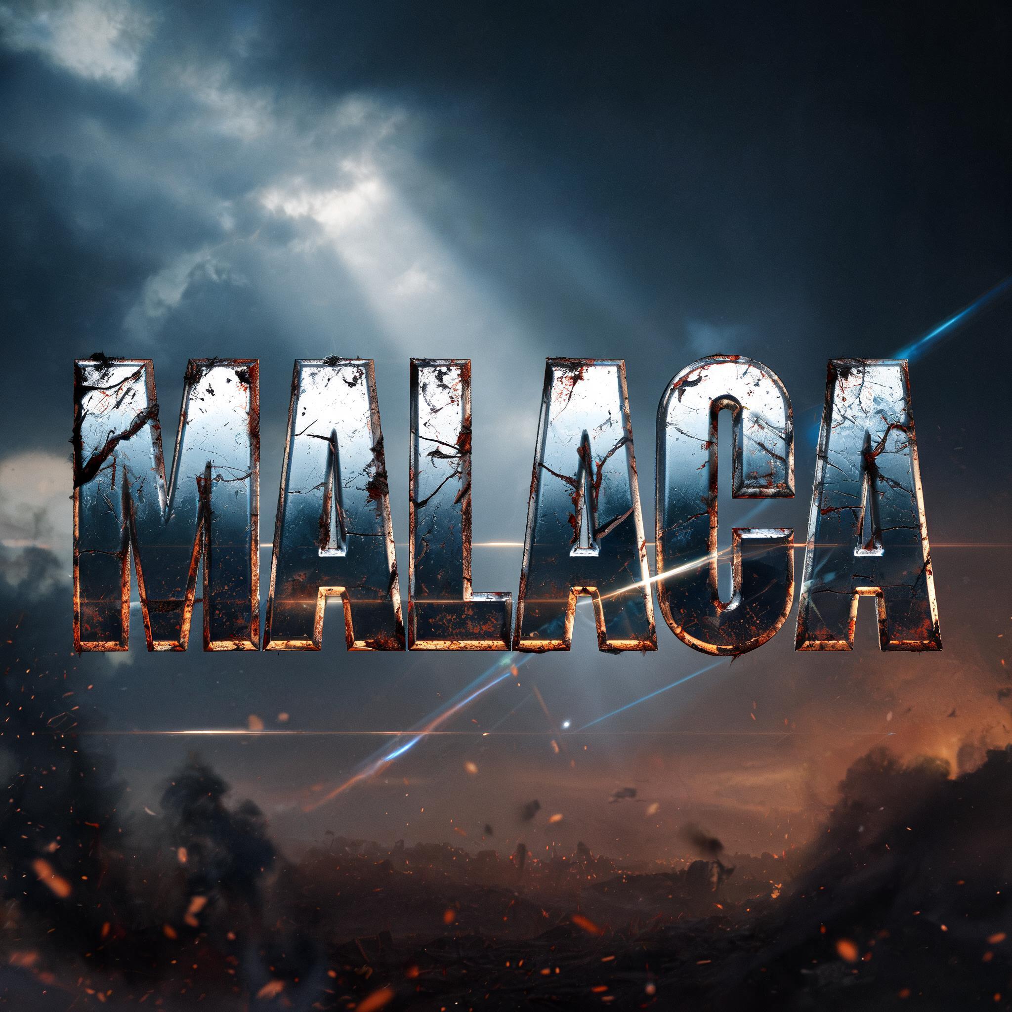 "Malaca" — Cinematic Blockbuster | AI Text Effect Generator