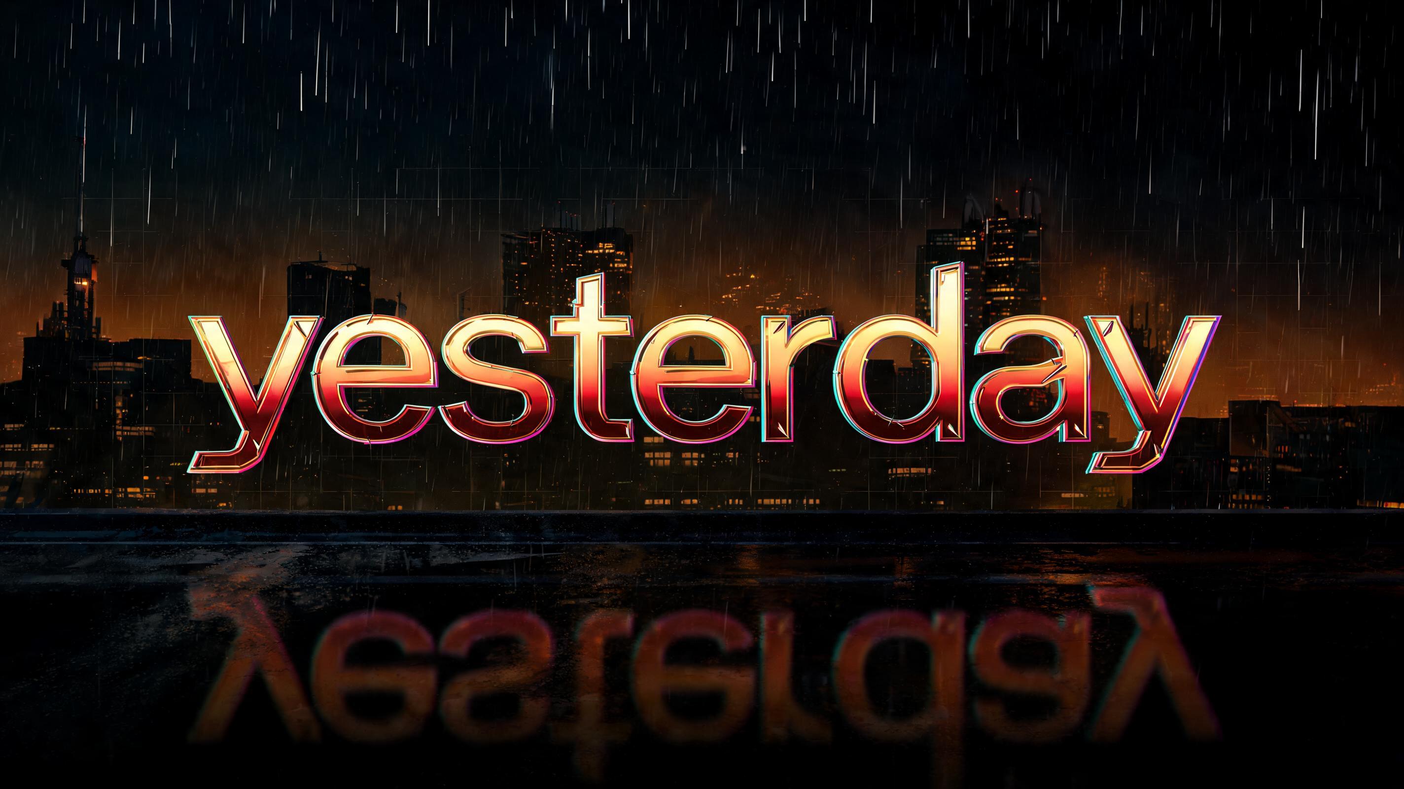 "yesterday" — Cyberpunk 2077 | AI Text Effect Generator