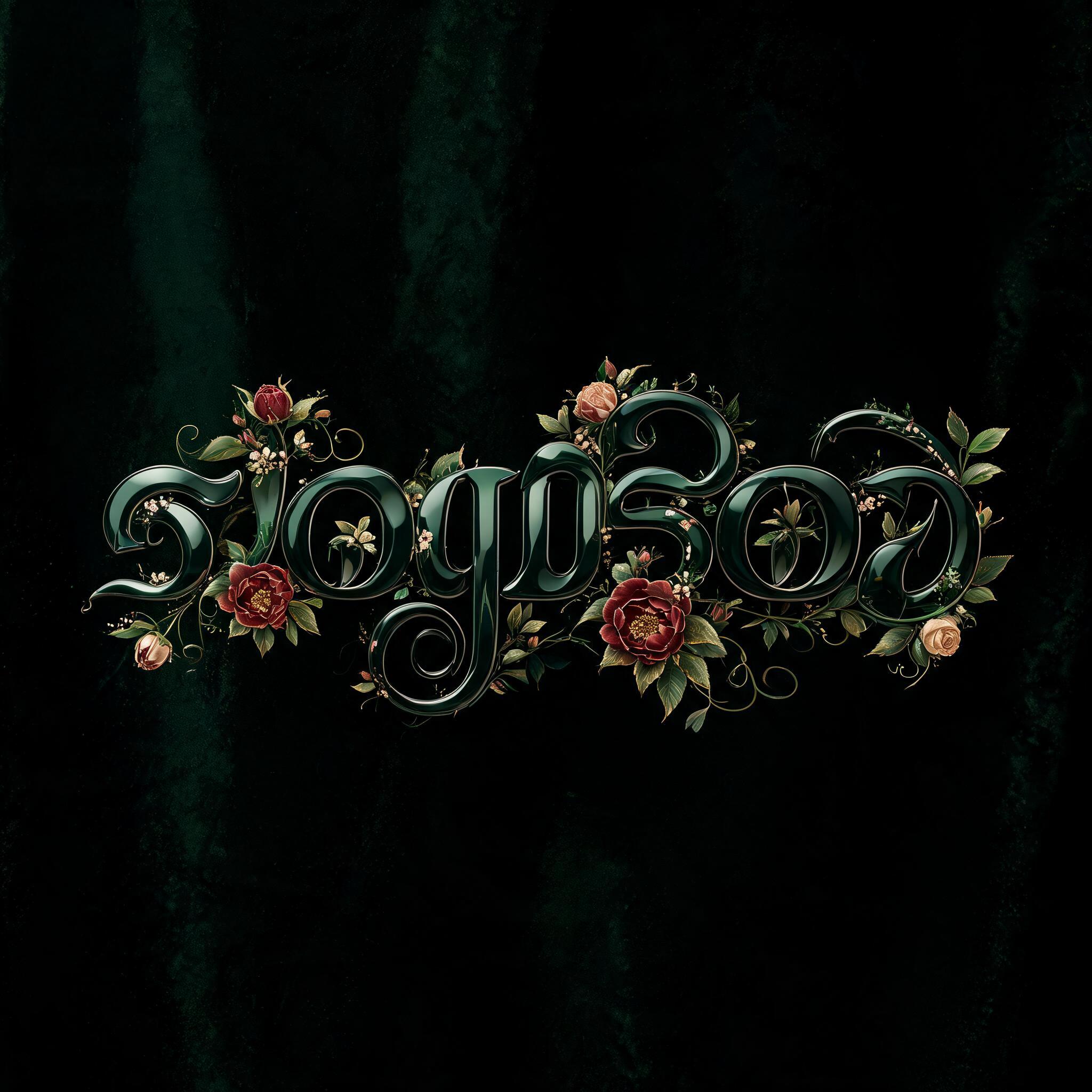 "ရှေးပန်းဒေဝီ" — Floral | AI Text Effect Generator