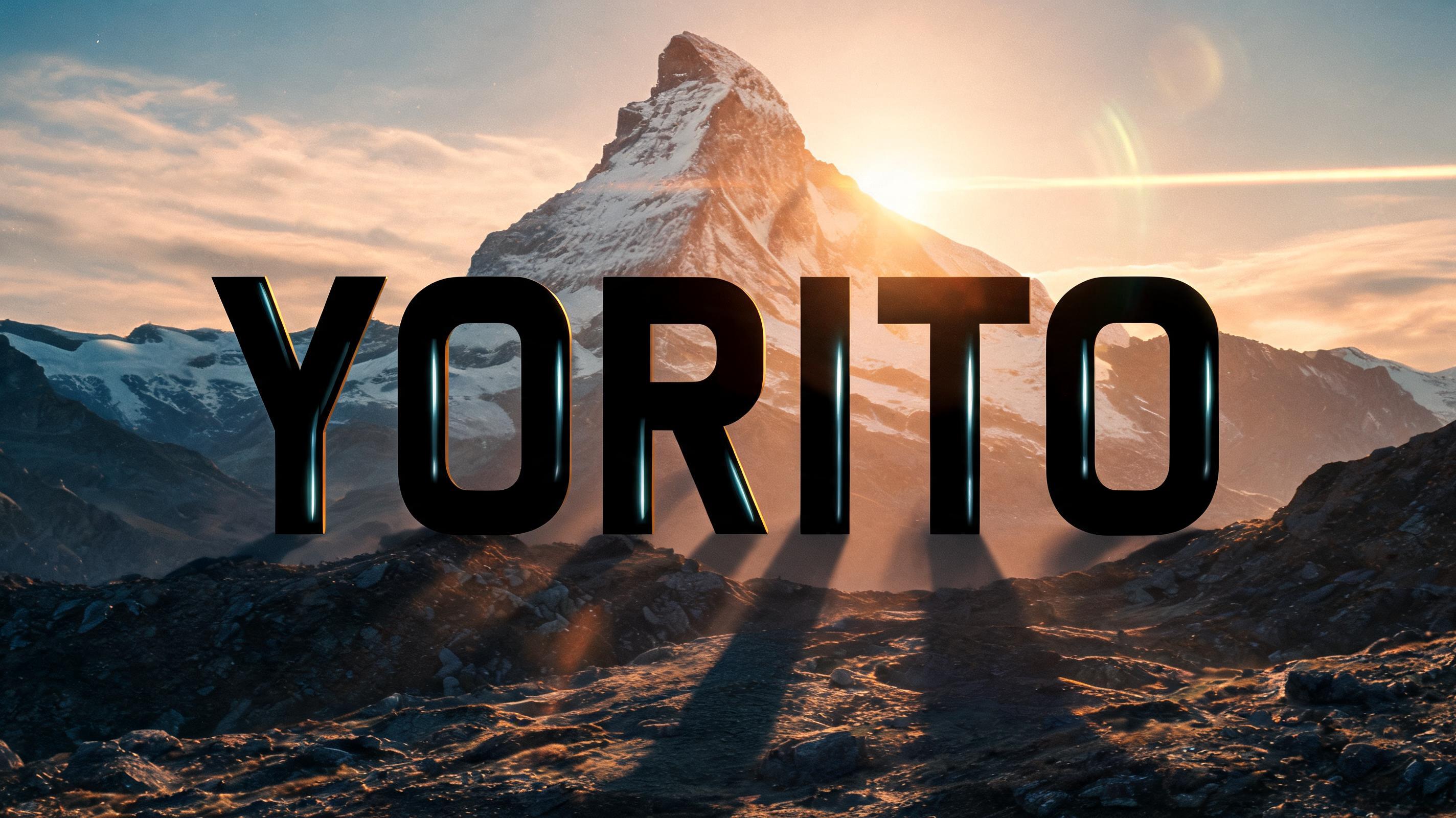 "Yorito" — Cinematic Youtube Creator | AI Text Effect Generator