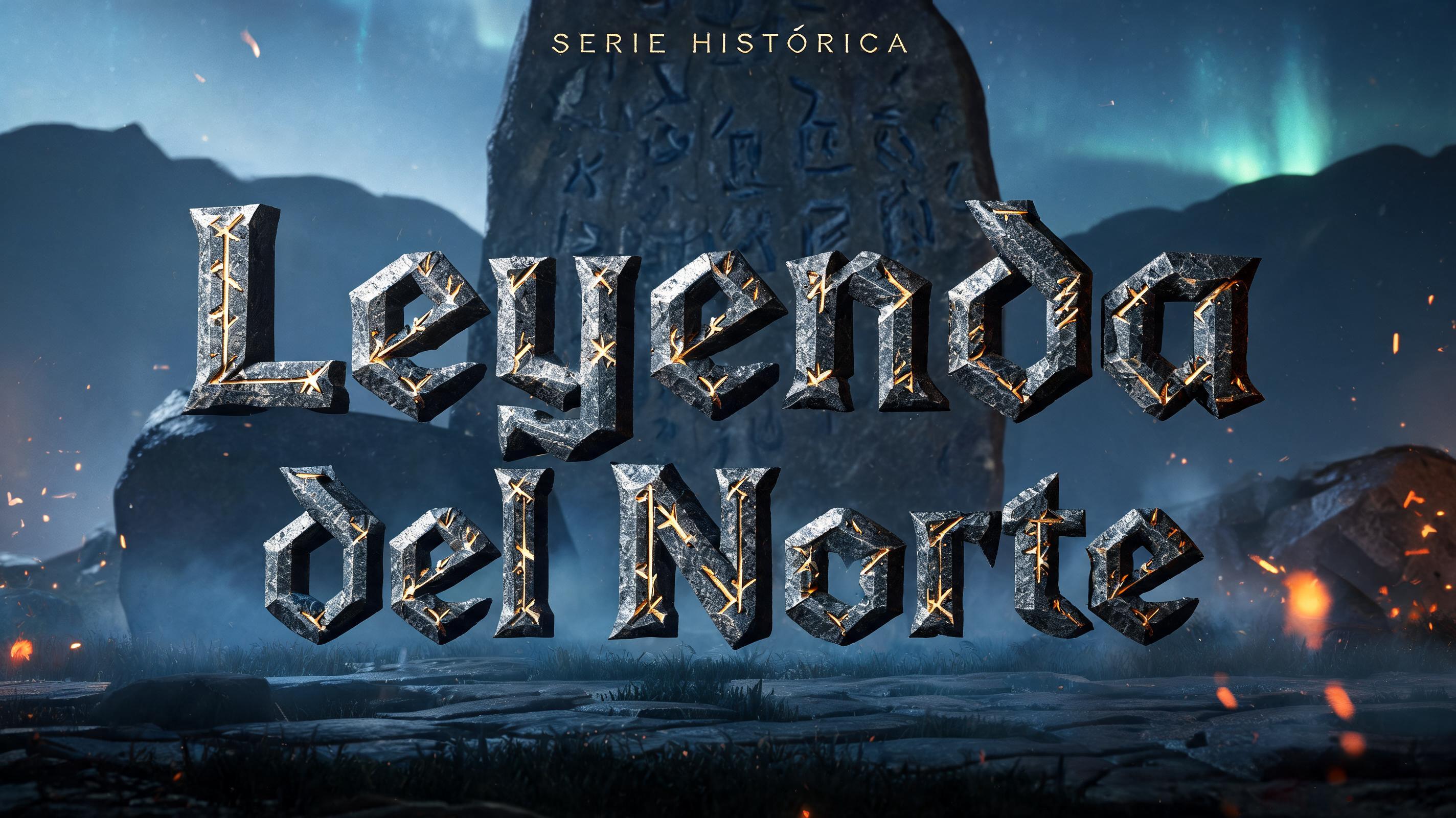 "Leyenda
del Norte
SERIE HISTÓRICA" — Viking | AI Text Effect Generator