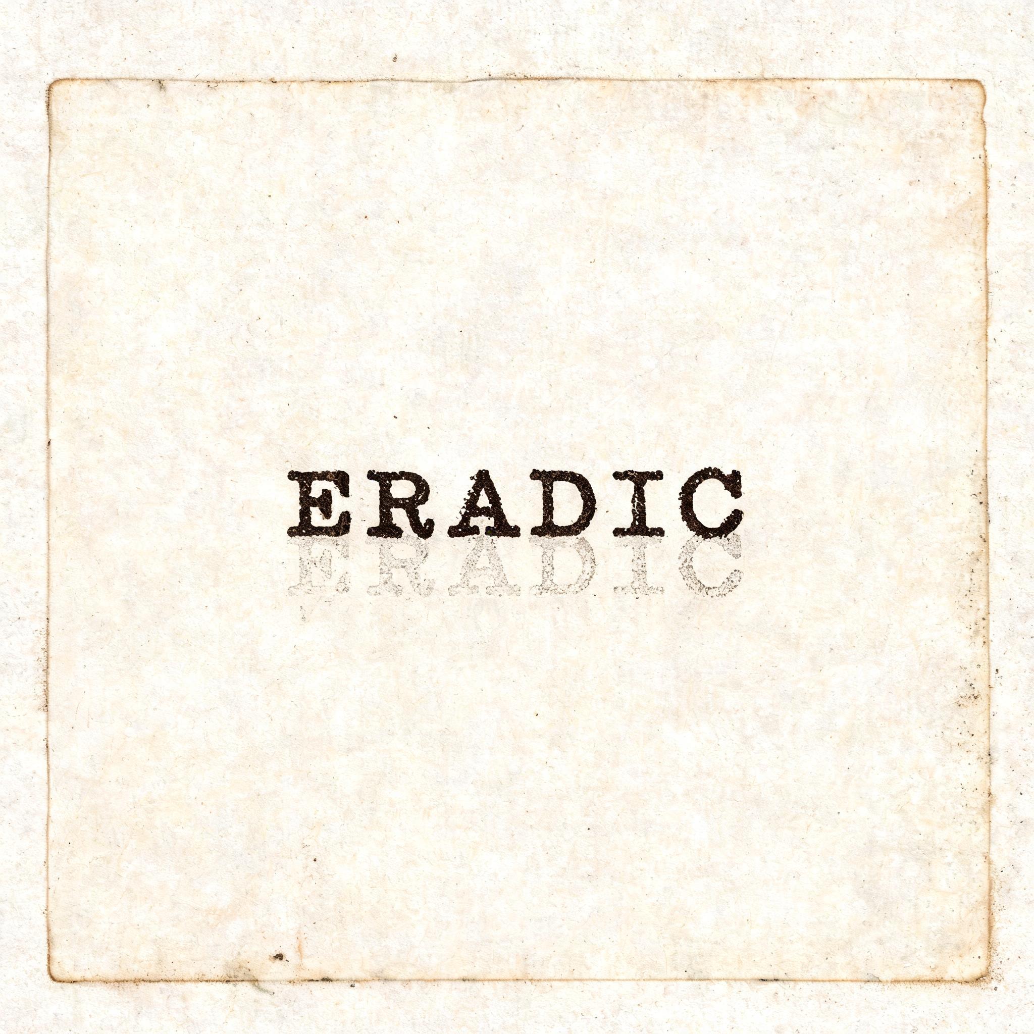 "ERADIC" — Typewriter | AI Text Effect Generator