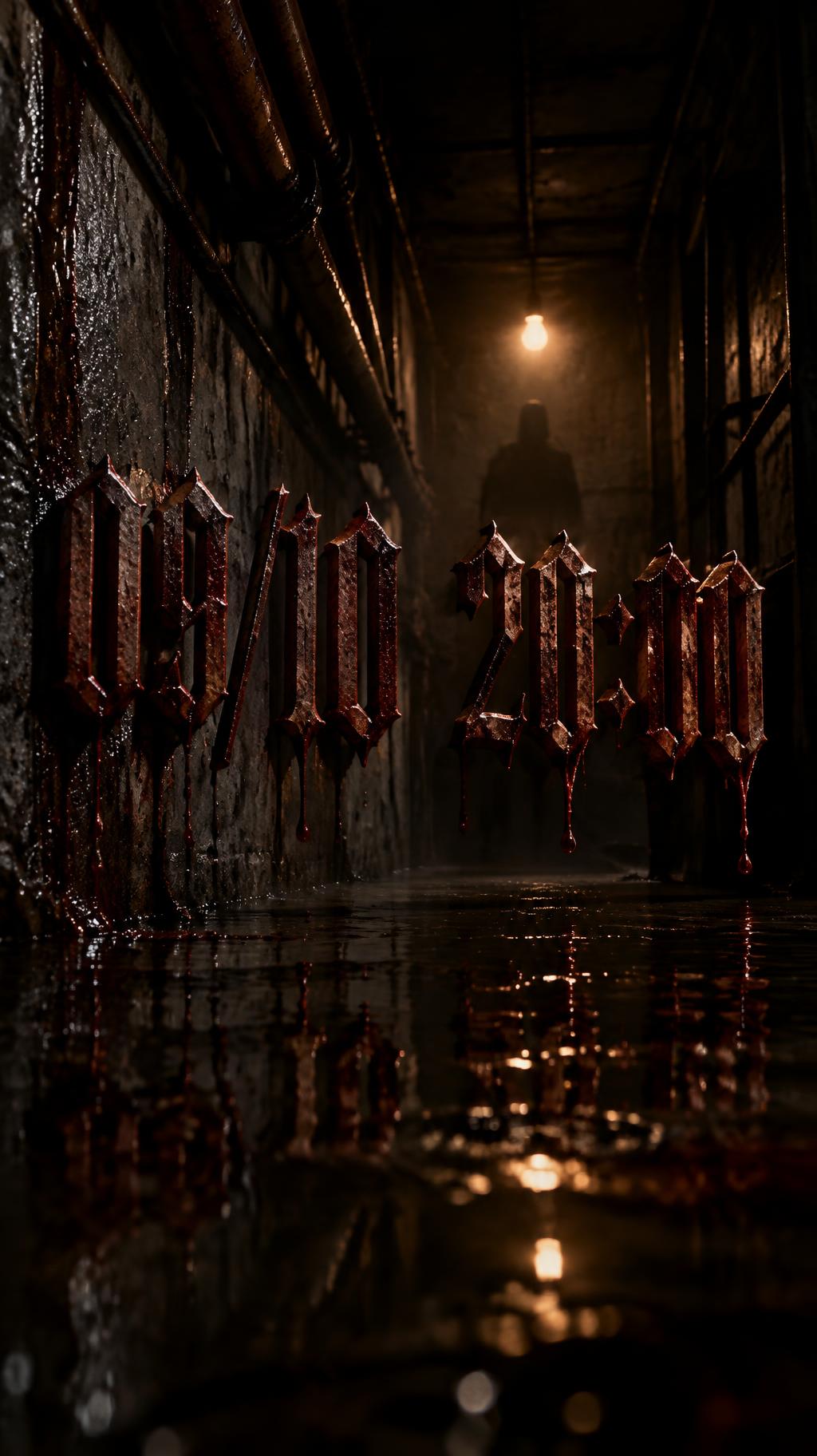 "09/10 20:00" — Cinematic Horror text effect