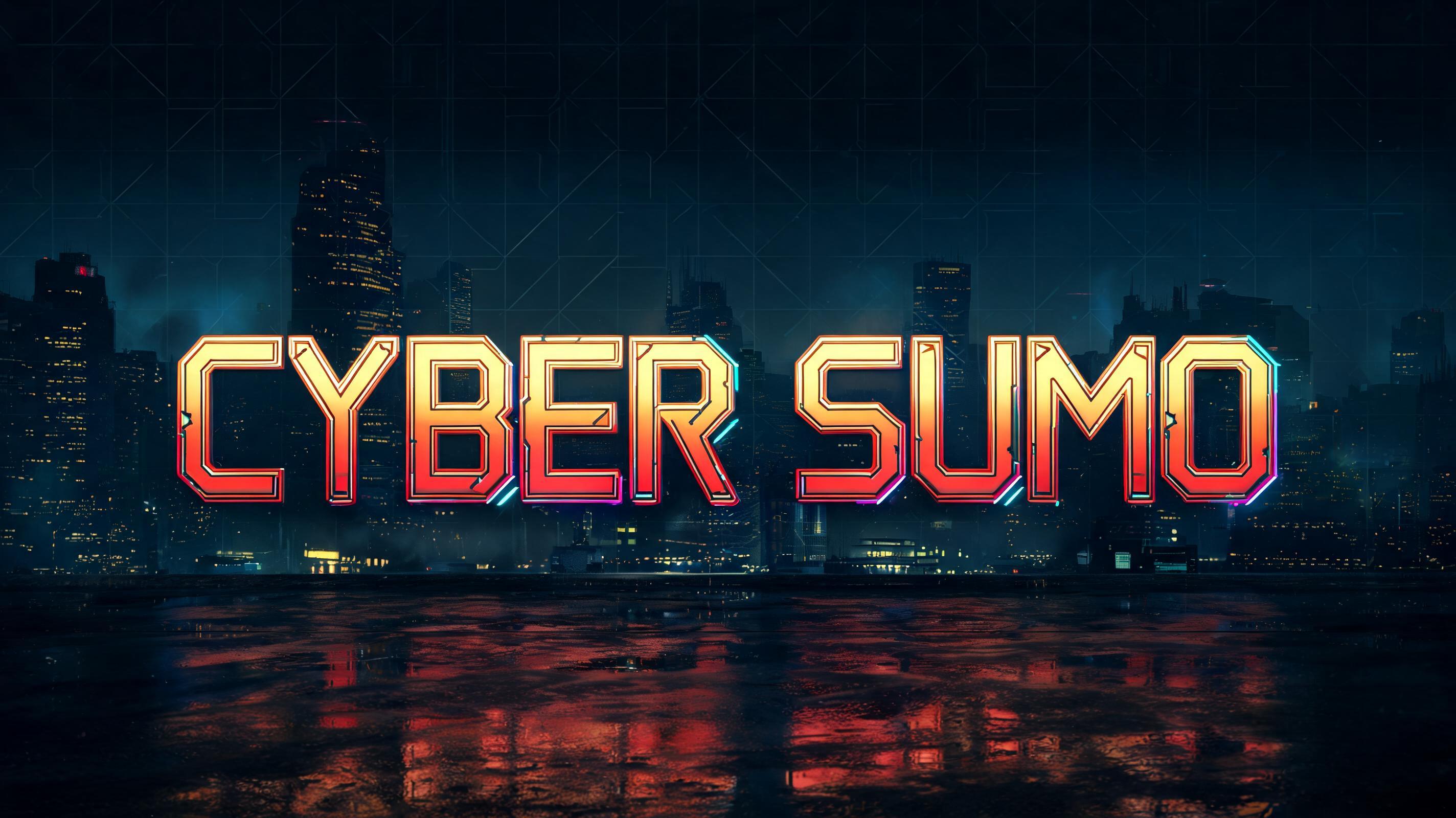"Cyber Sumo" — Cyberpunk 2077 | AI Text Effect Generator