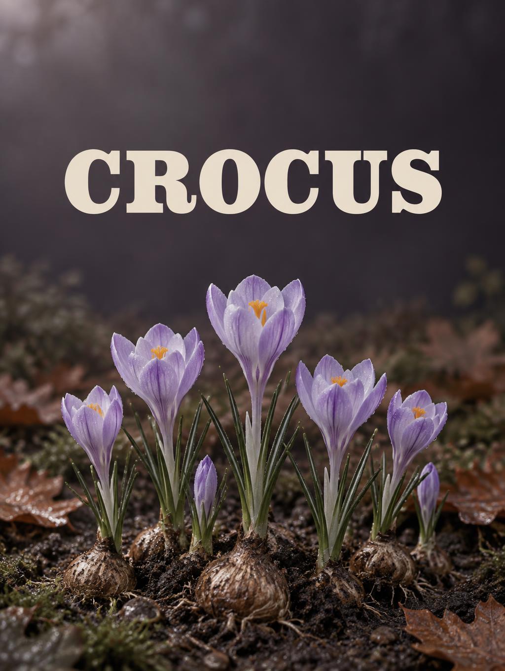 "CROCUS" —  | AI Text Effect Generator