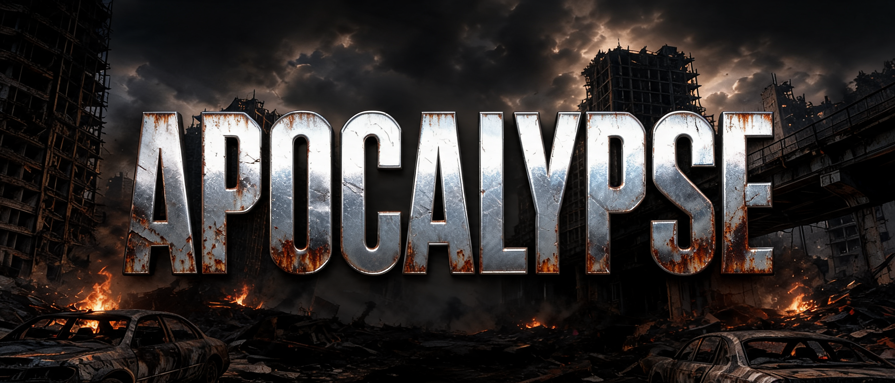 "APOCALYPSE" — Post Apocalyptic | AI Text Effect Generator