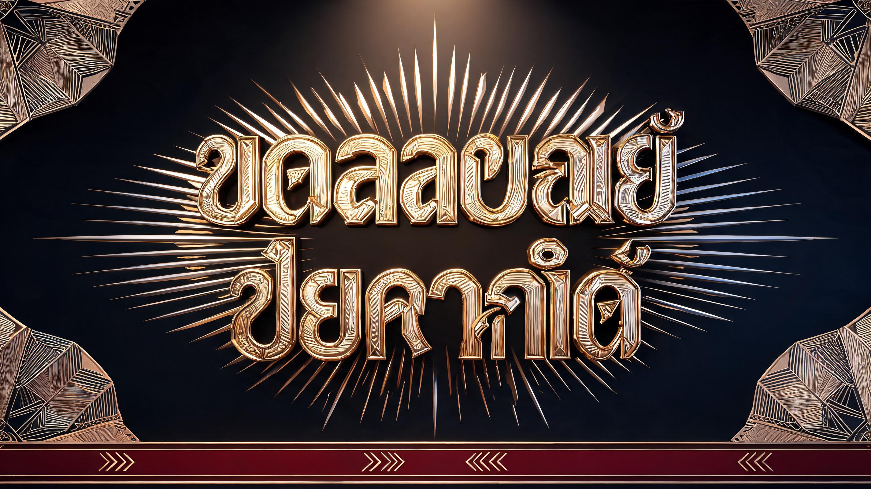 "ಬದಲಾವಣೆ ಬೇಕಾಗಿದೆ" — Art Deco text effect