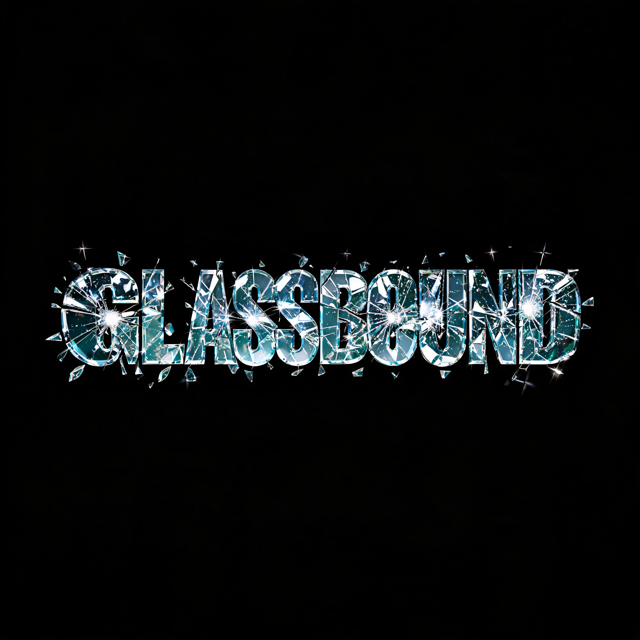 "Glassbound" — Glass Broken | AI Text Effect Generator