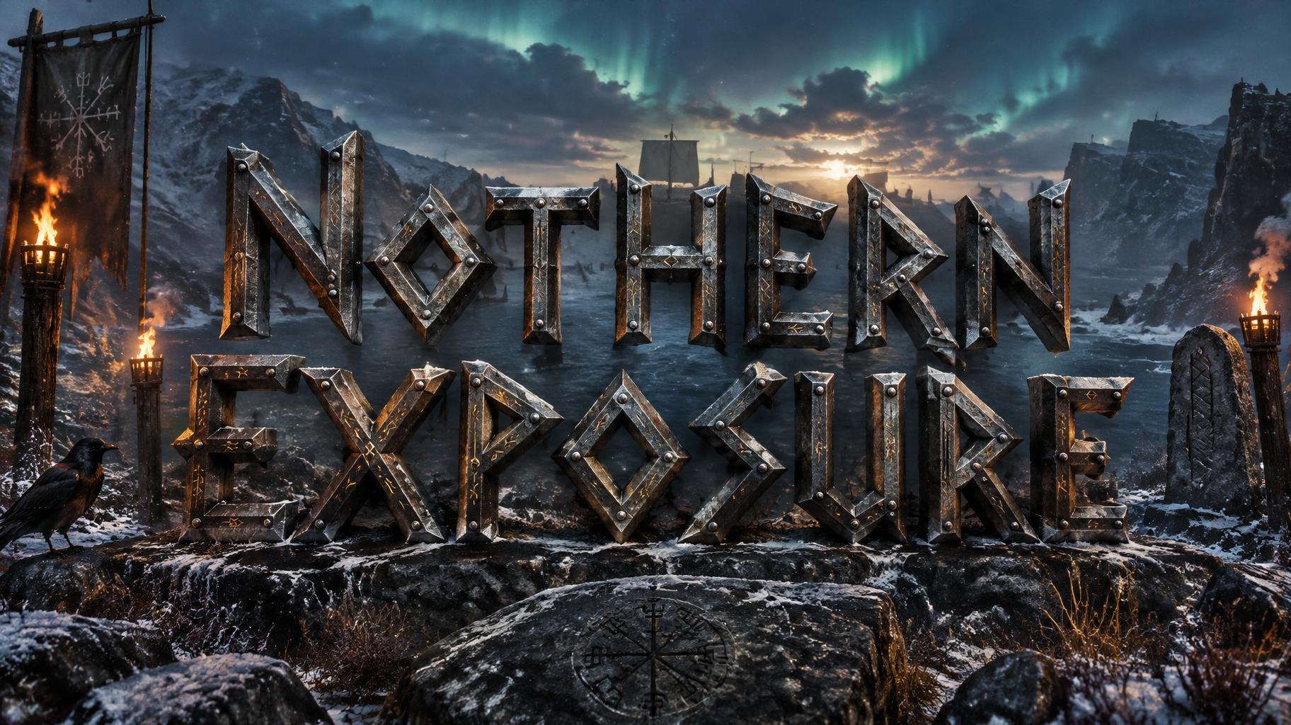 "Nothern Exposure" — Viking | AI Text Effect Generator