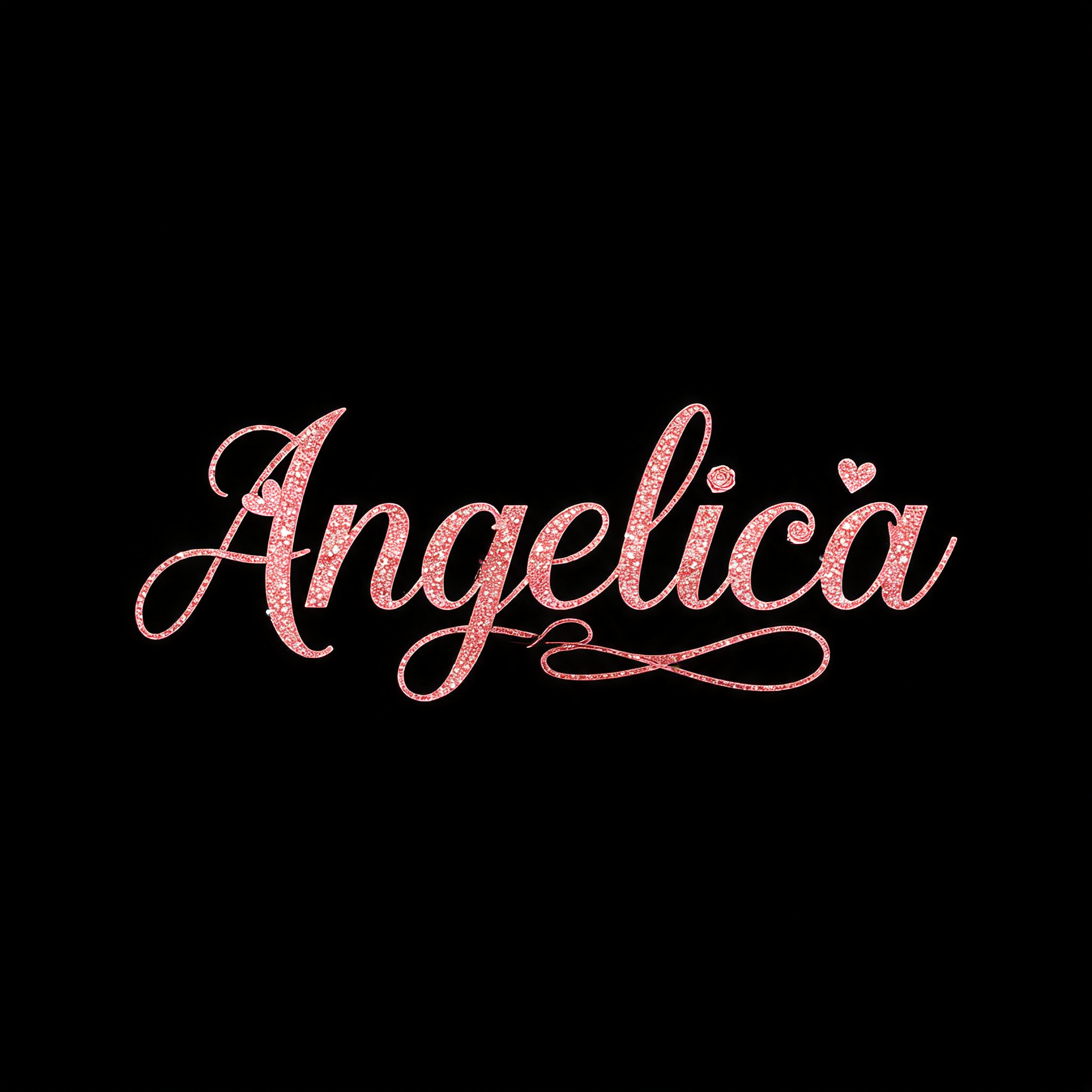 "Angelica" — Cursive Aesthetic text effect