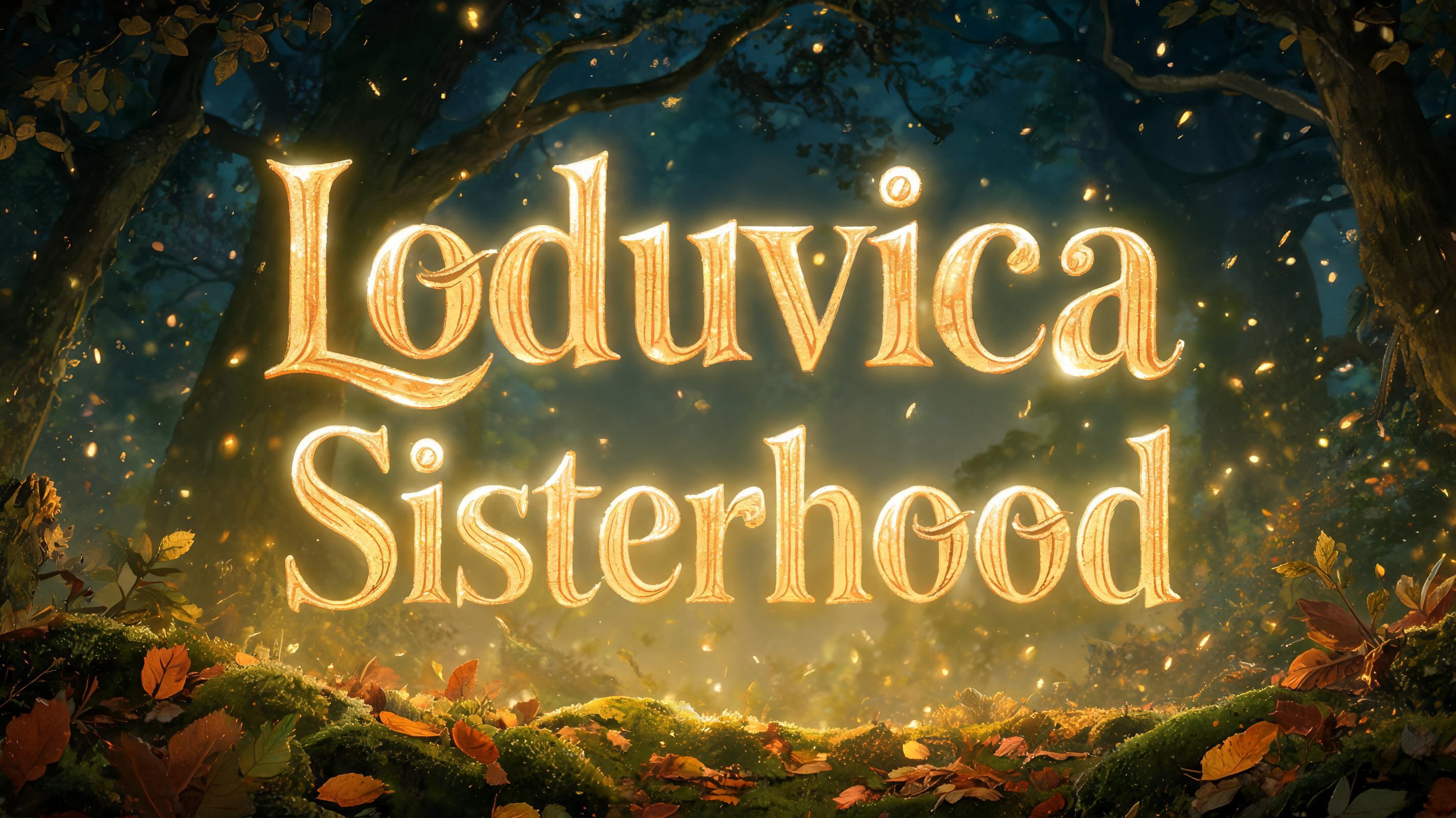 "Loduvica Sisterhood" — Fairy Tale | AI Text Effect Generator