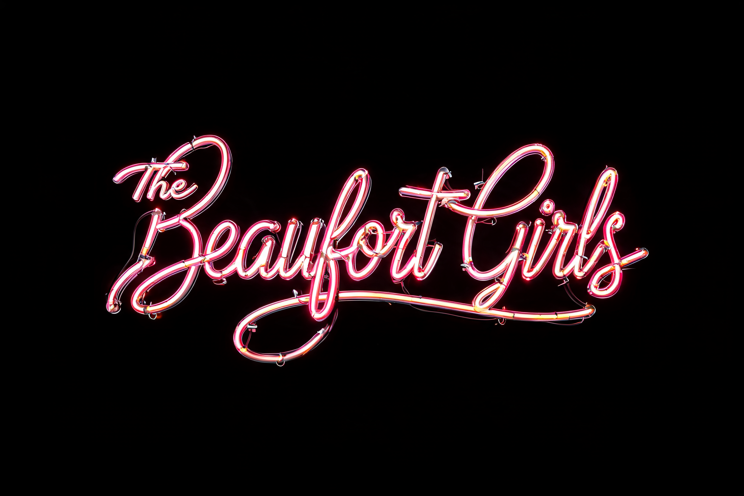 "The Beaufort Girls" — Neon Sign | AI Text Effect Generator
