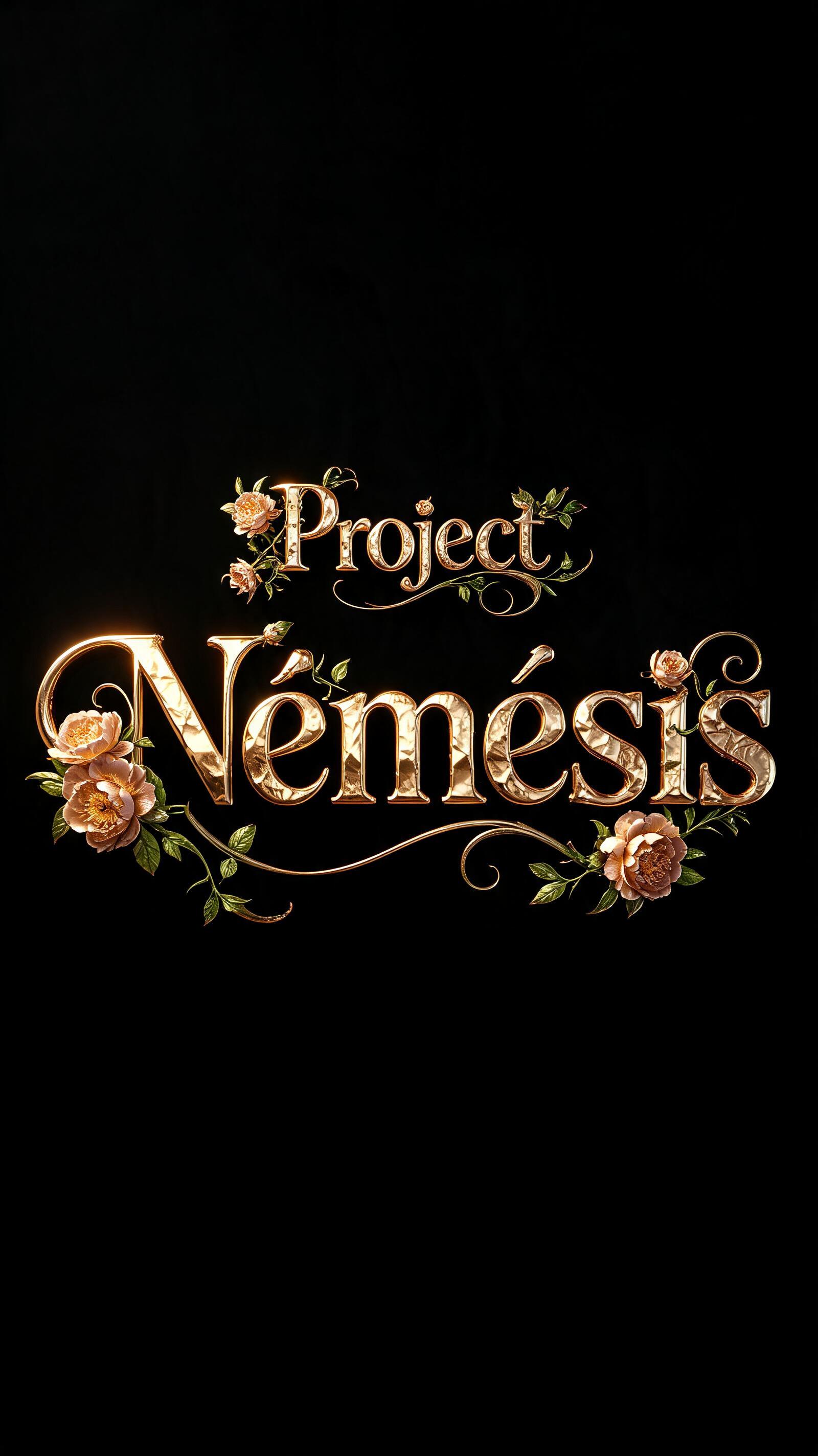 "Project Némésis" — Luxury Gold | AI Text Effect Generator