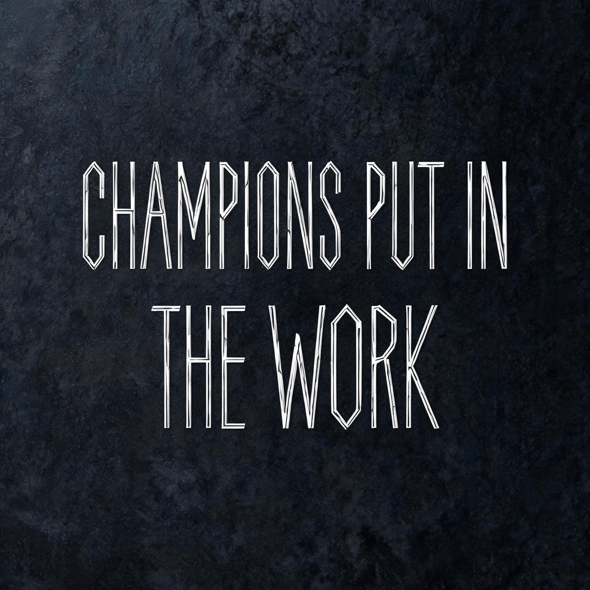 "Champions put in the work" — Viking Runic | AI Text Effect Generator