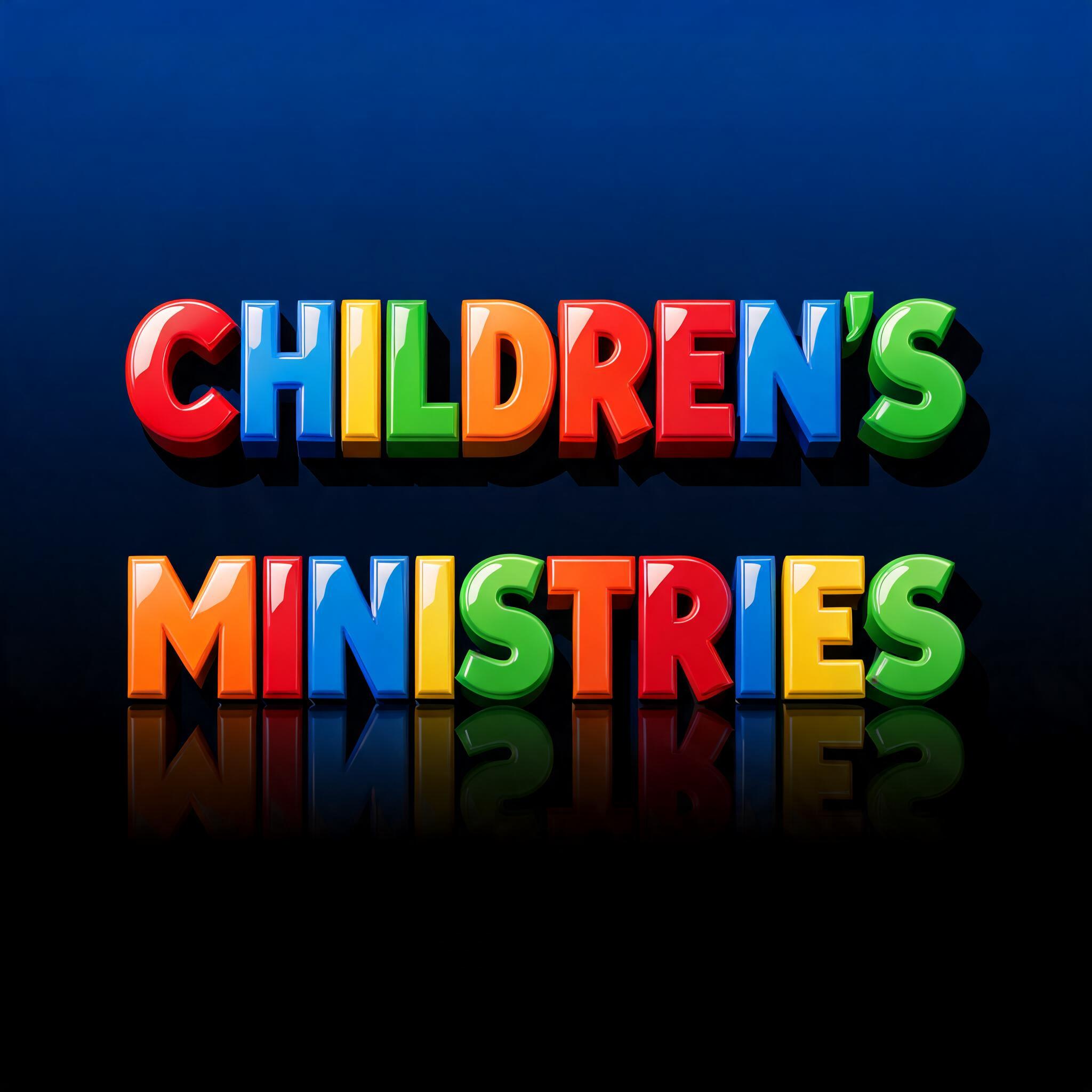 "CHiLDREN'S MINISTRIES" — 3d Bold | AI Text Effect Generator