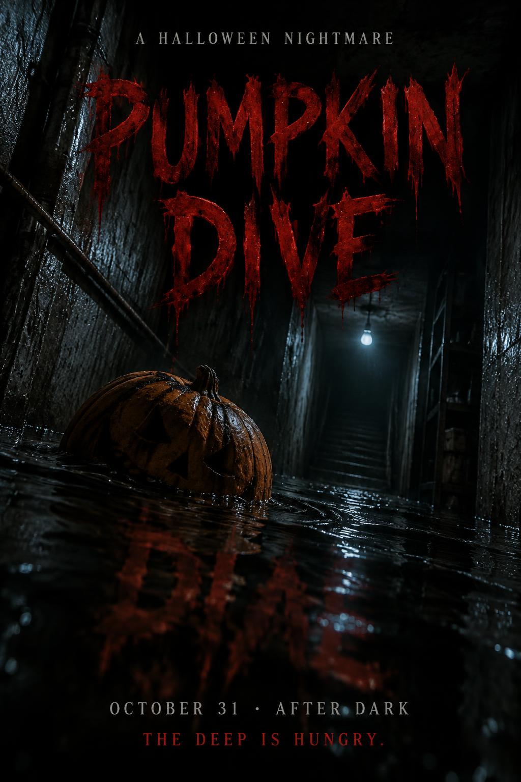 PUMPKIN DIVE
A HALLOWEEN NIGHTMARE
OCTOBER 31 · AFTER DARK
THE DEEP IS HUNGRY.
