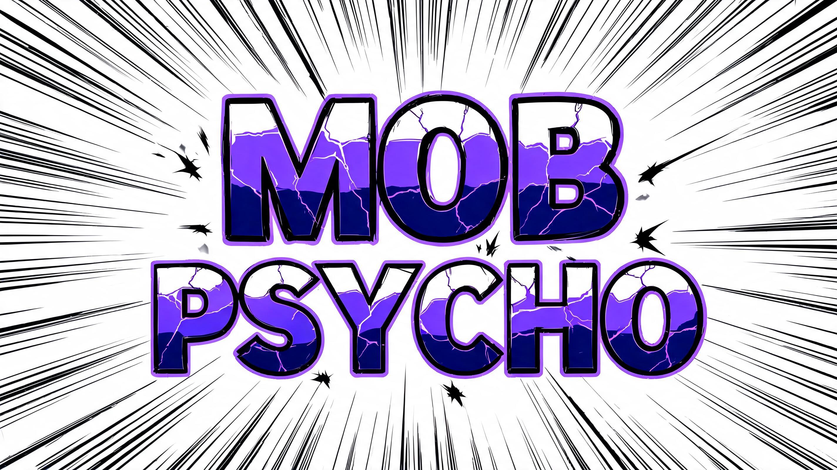 "mob psycho" — Anime | AI Text Effect Generator