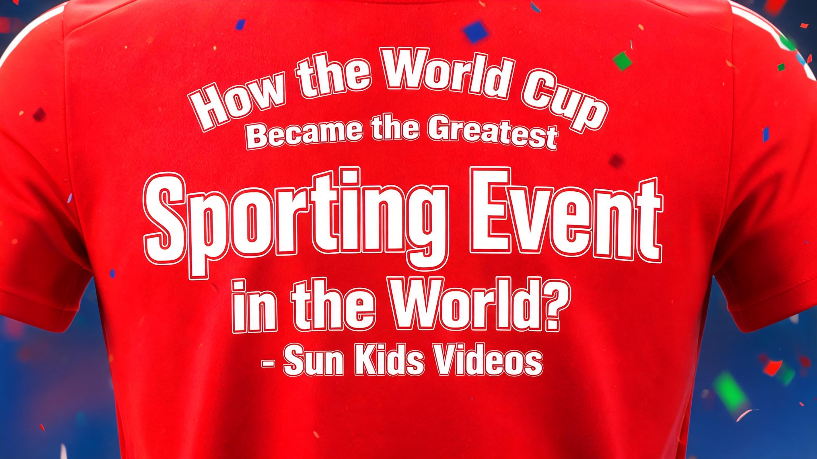 "How the World Cup Became the Greatest Sporting Event in the World? - Sun Kids Videos" — Sports Football | AI Text Effect Generator