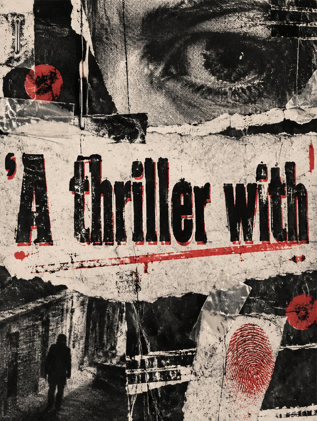 "'A thriller with" — Grunge | AI Text Effect Generator