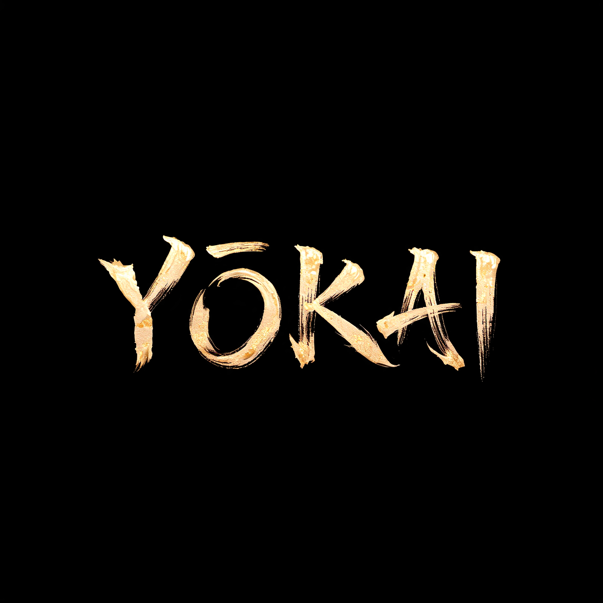 "YŌKAI" — Brush Stroke | AI Text Effect Generator