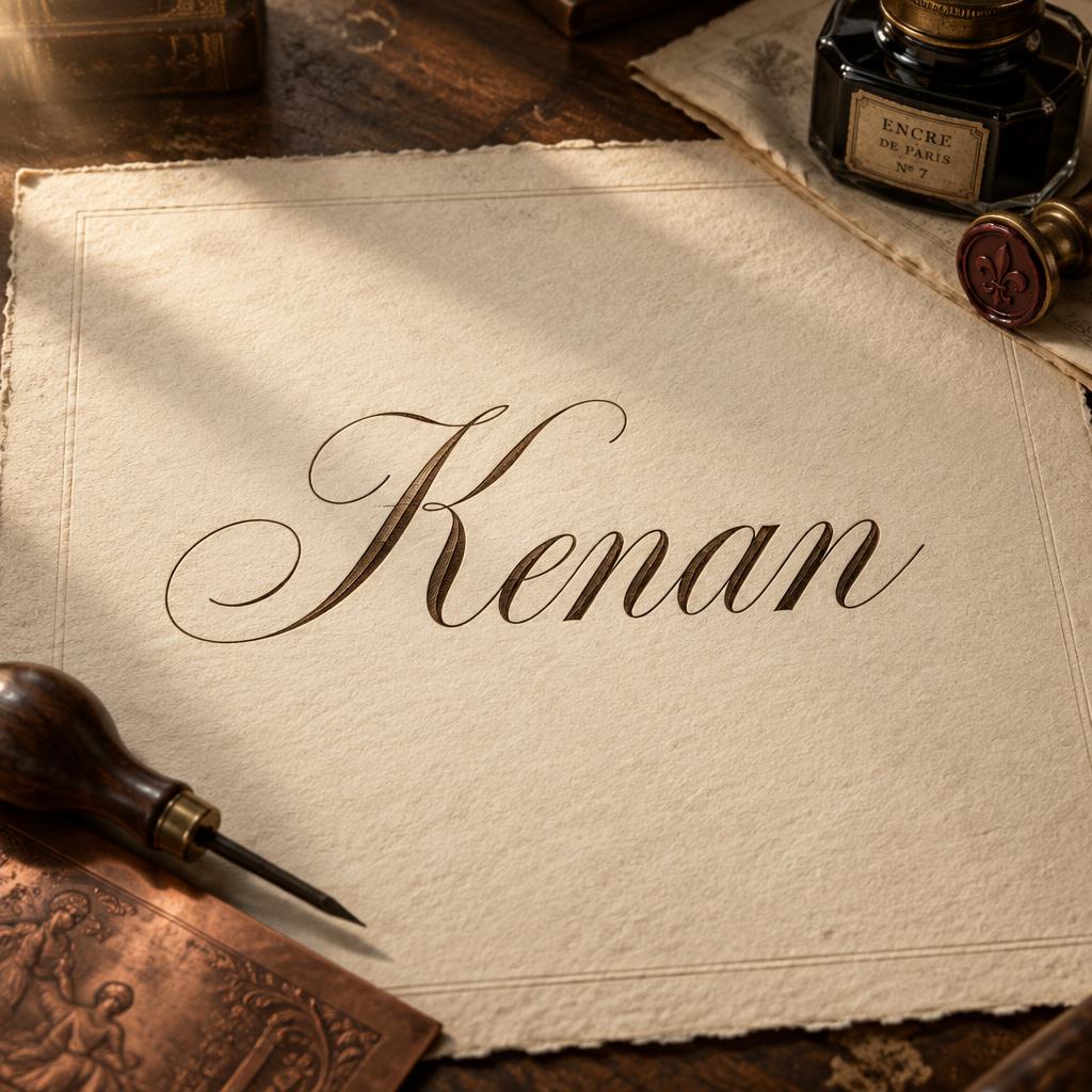 "Kenan" —  | AI Text Effect Generator