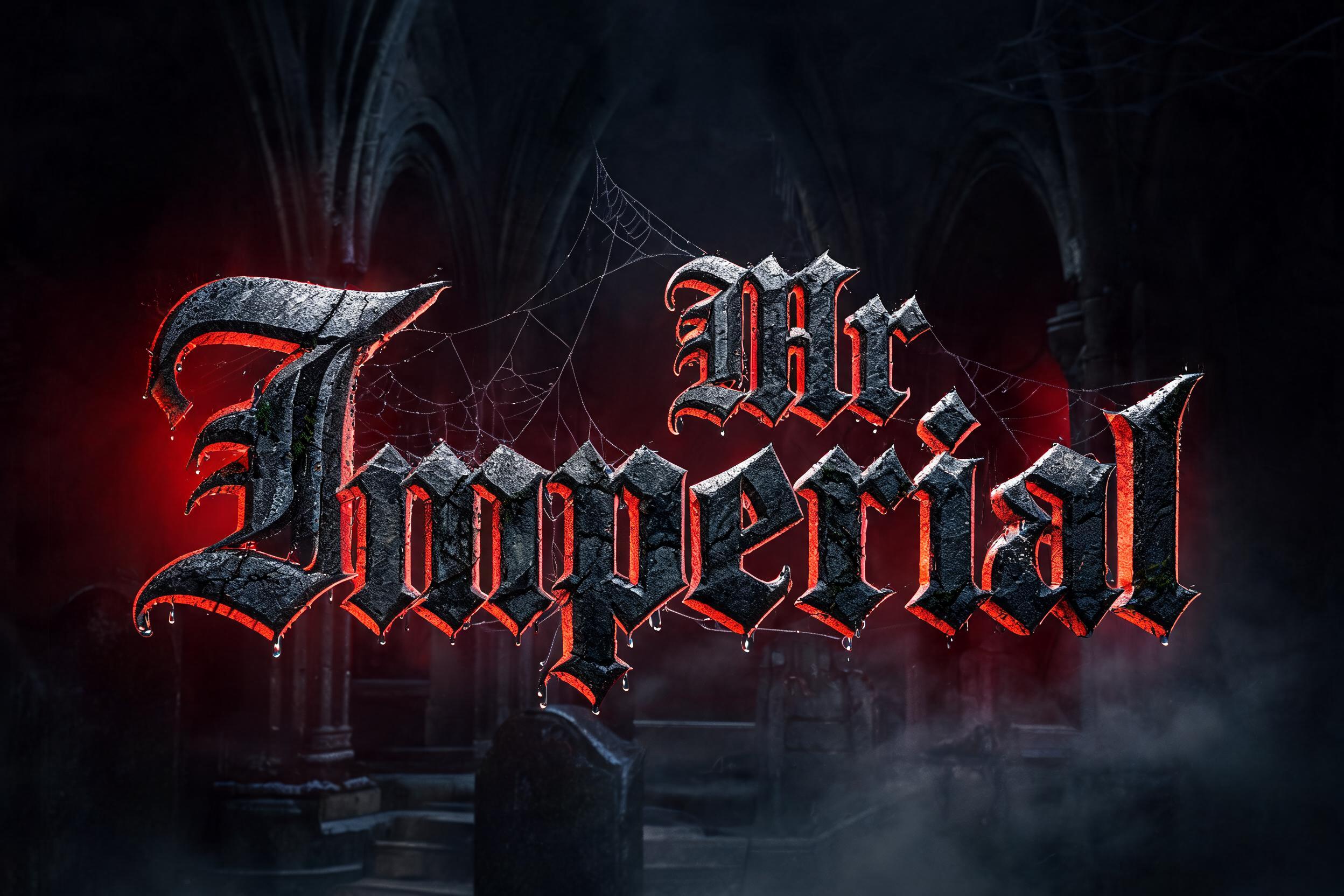 "Mr imperial" — Gothic Dark | AI Text Effect Generator