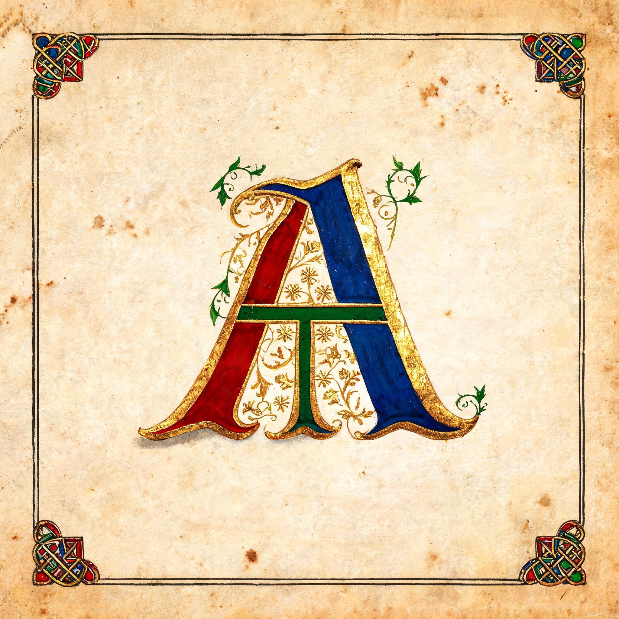 "A" — Medieval | AI Text Effect Generator