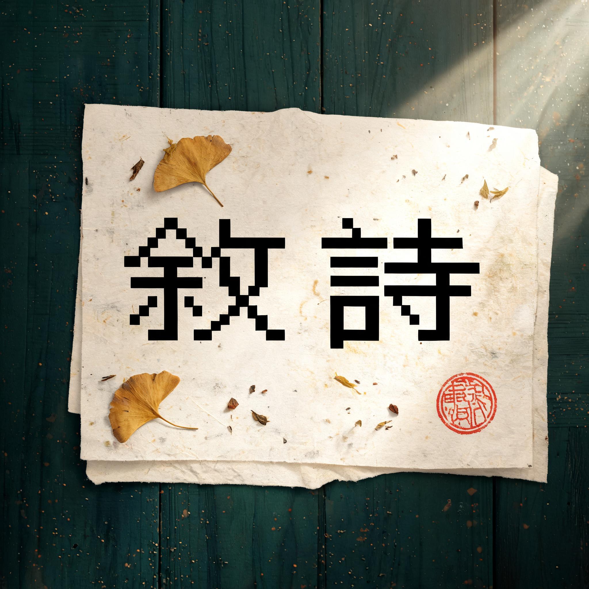 "敘 詩" —  | AI Text Effect Generator