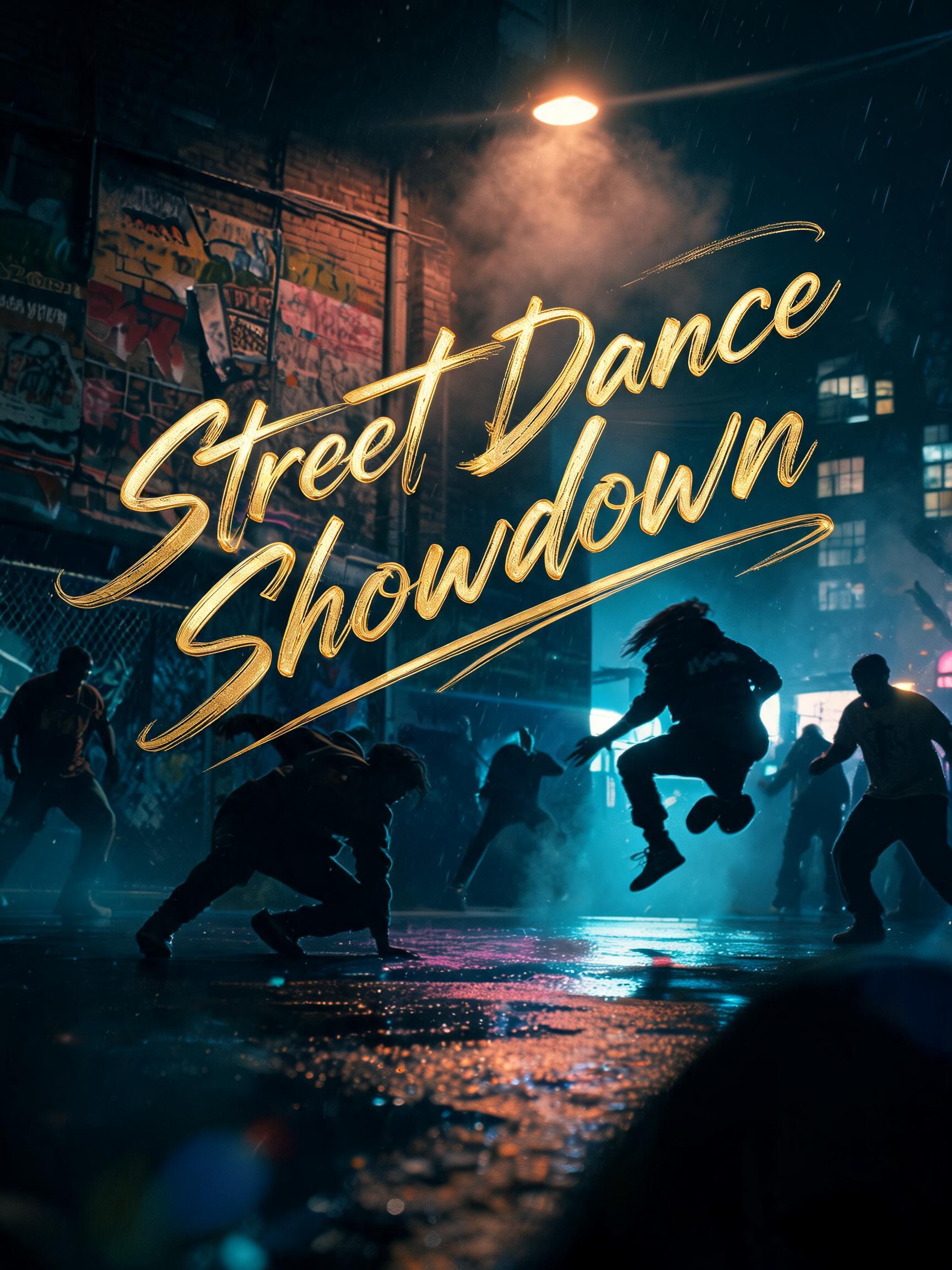 "Street Dance Showdown" — Cinematic | AI Text Effect Generator