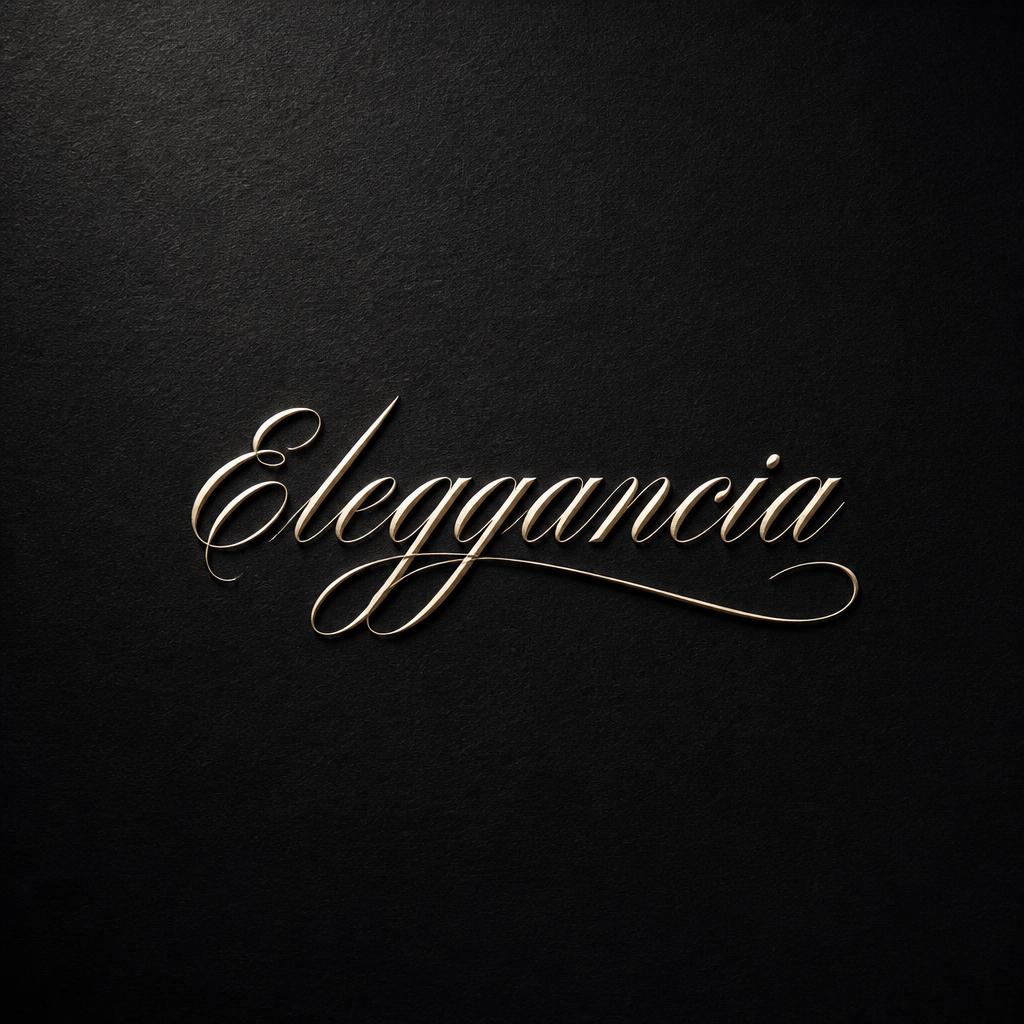 "eleggancia" —  | AI Text Effect Generator