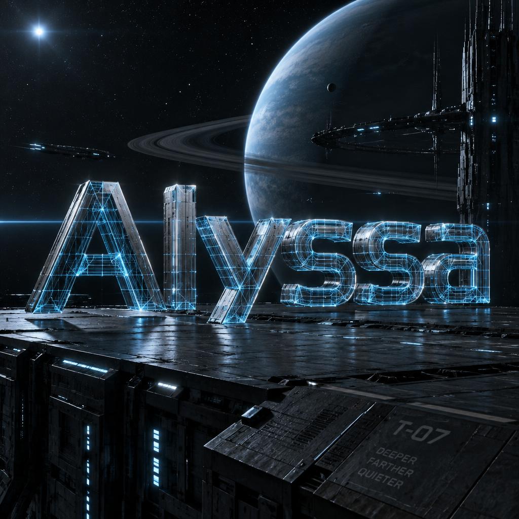 "Alyssa" — Cinematic Scifi text effect