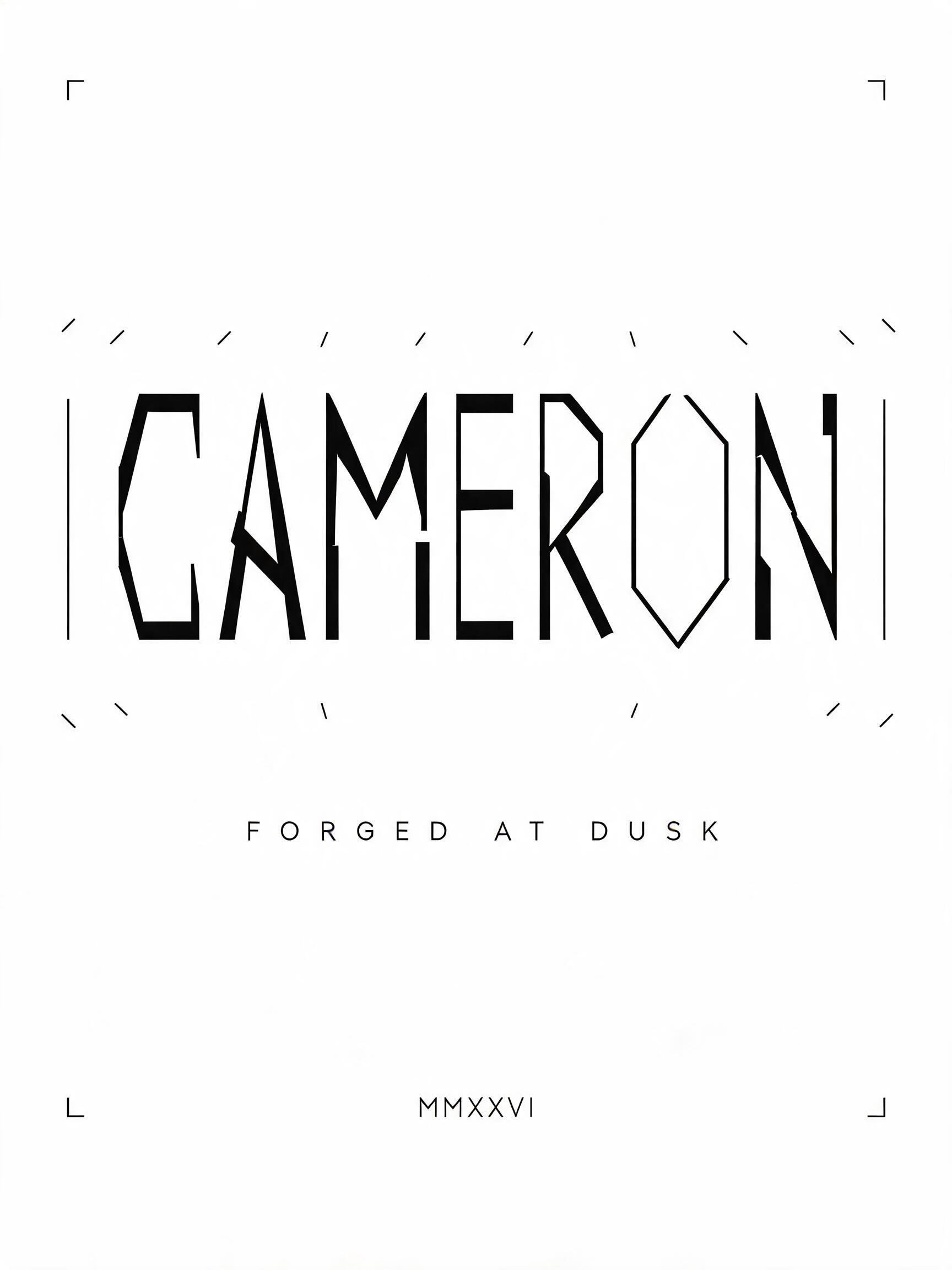 "Cameron" — Viking | AI Text Effect Generator