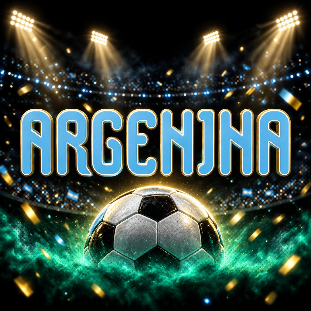 "ARGENTINA" — Sports Football | AI Text Effect Generator