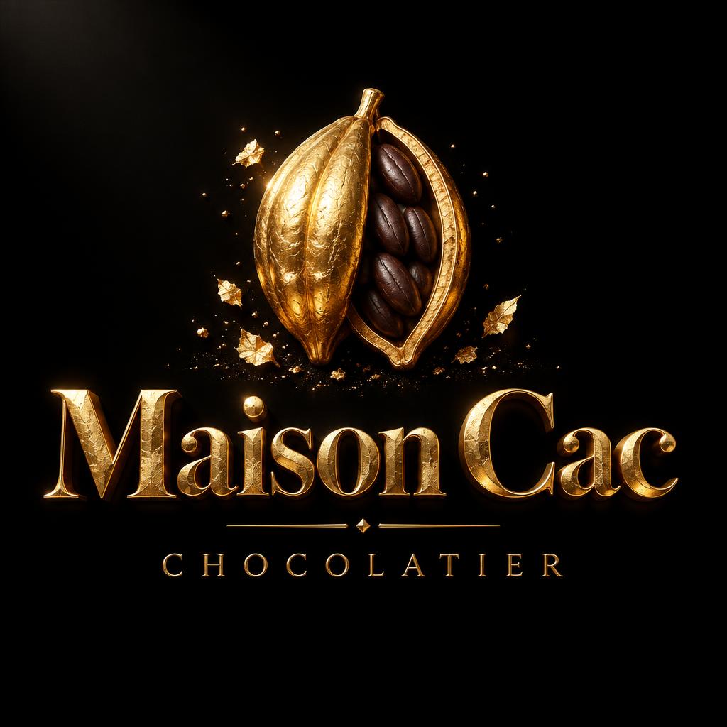 "Maison Cac
CHOCOLATIER" — Luxury Gold | AI Text Effect Generator
