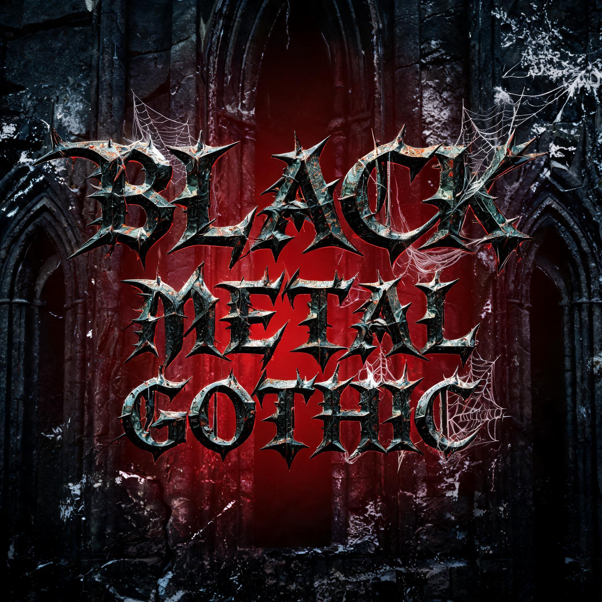 "Black Metal Gothic" — Gothic Font | AI Text Effect Generator