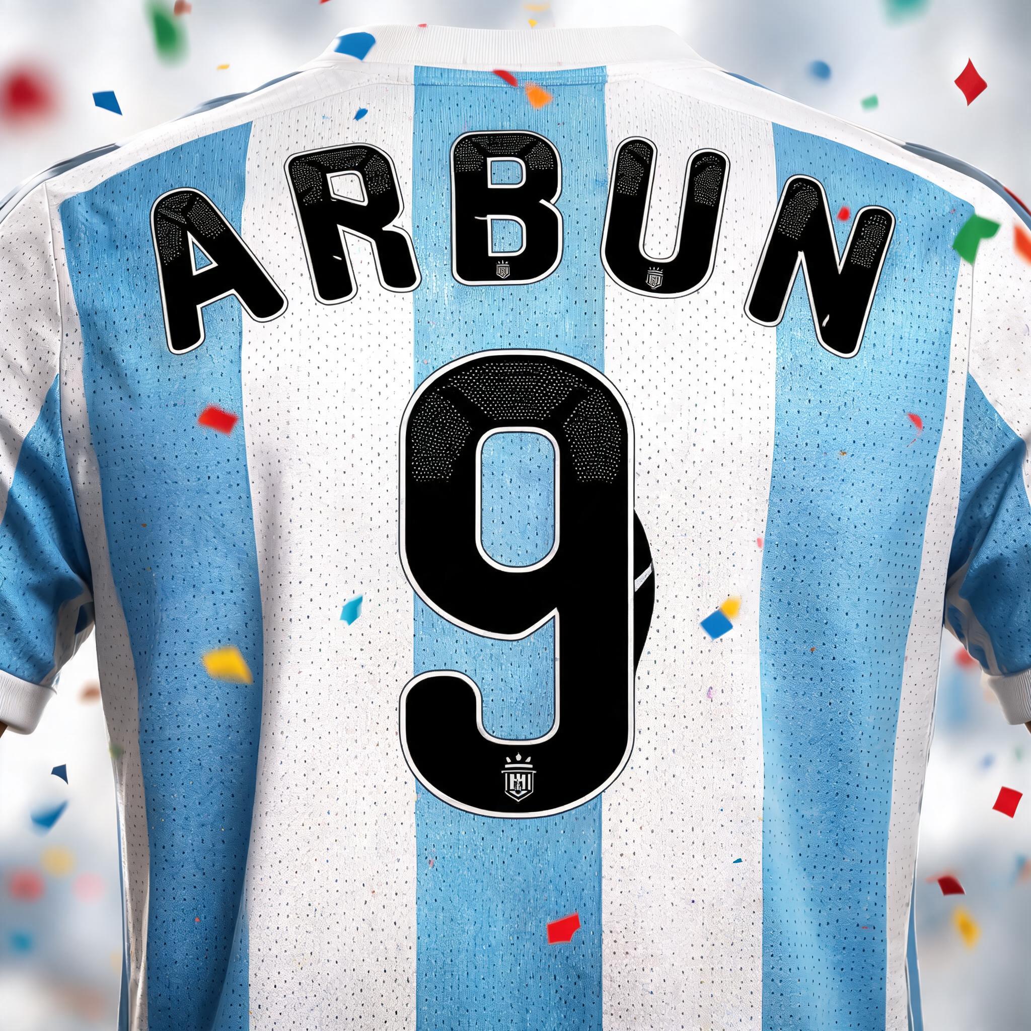 "Arbun" — Sports Football | AI Text Effect Generator