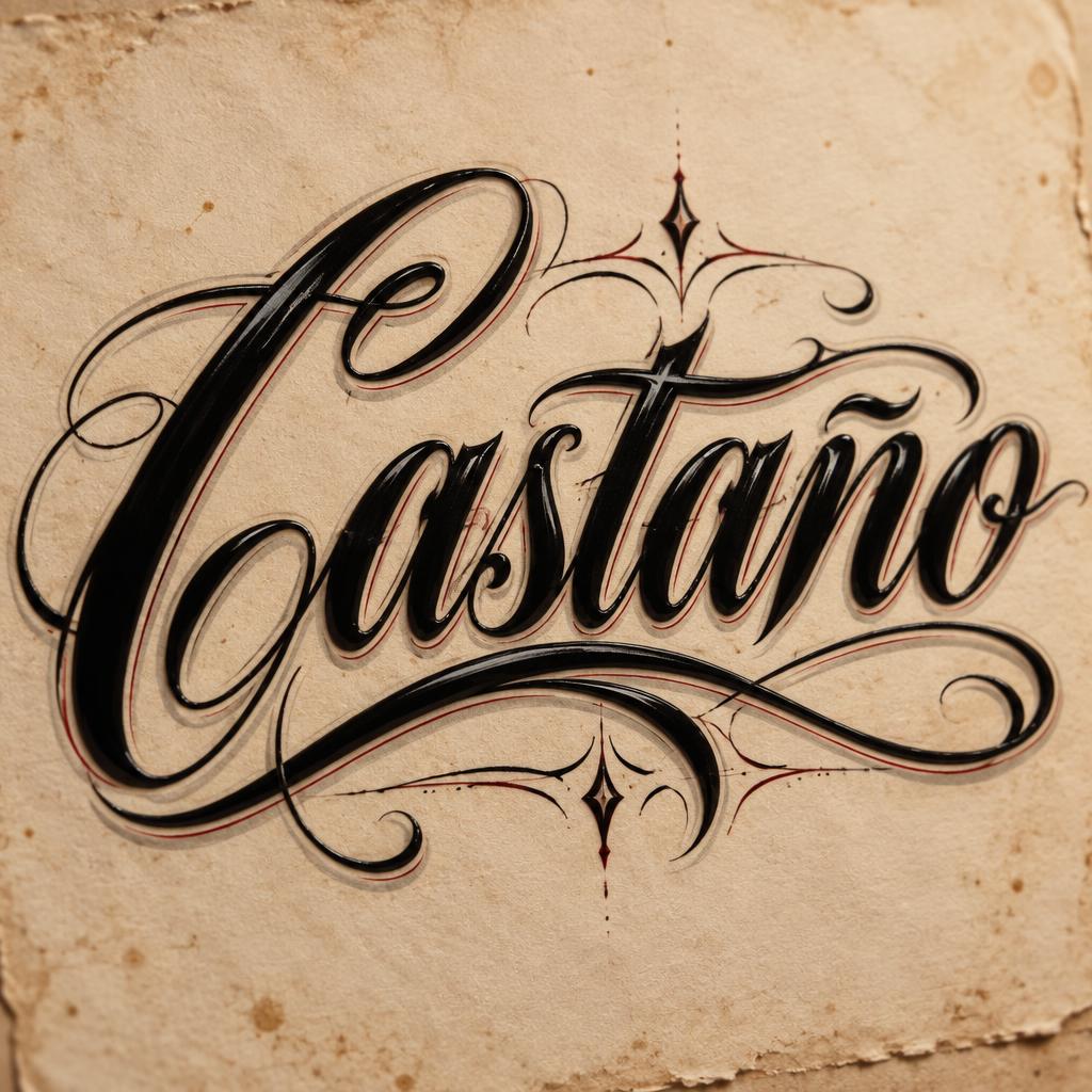 "Castaño" — Chicano | AI Text Effect Generator