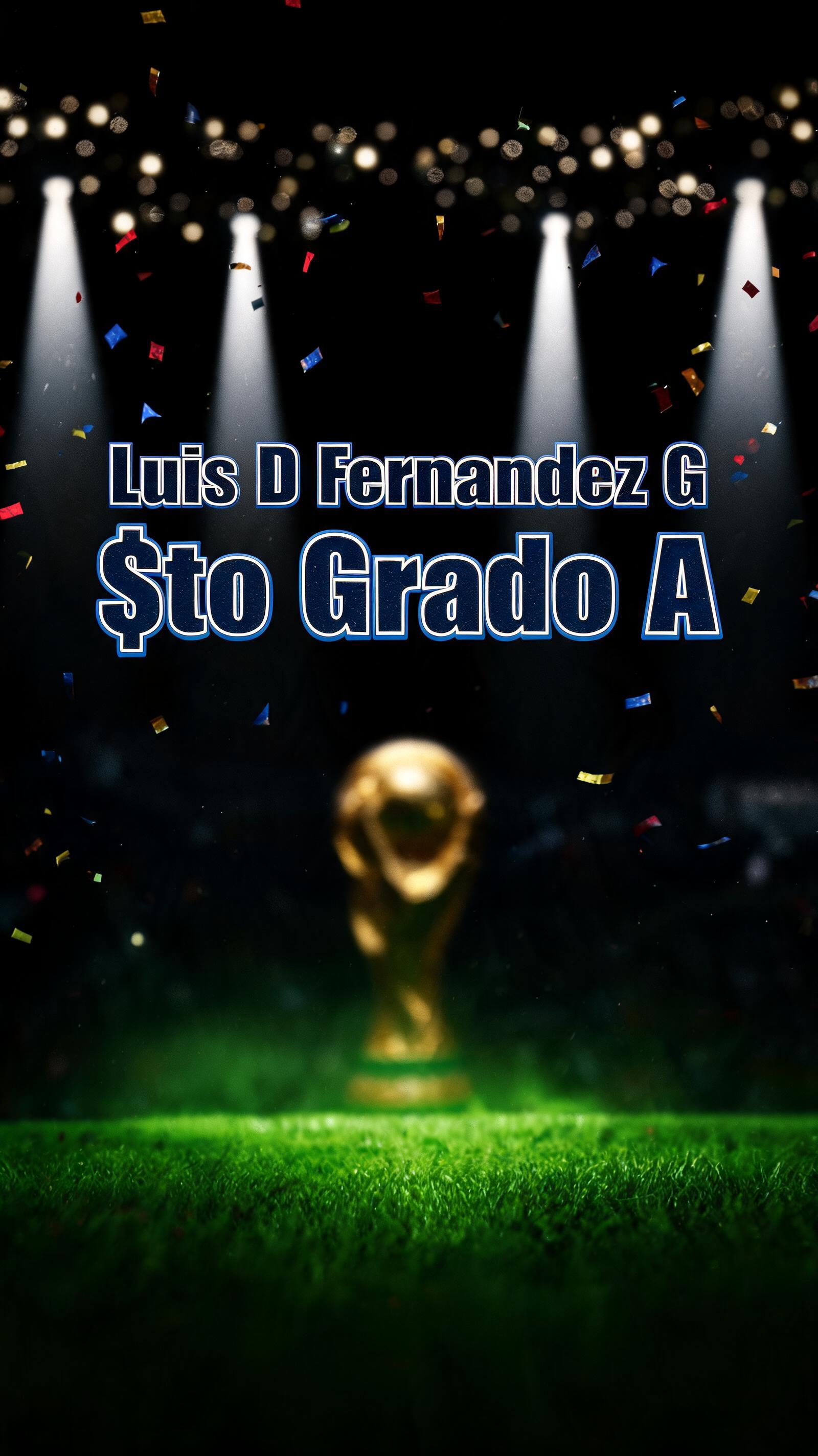 "Luis D Fernandez G 
$to Grado A" — Sports Football | AI Text Effect Generator
