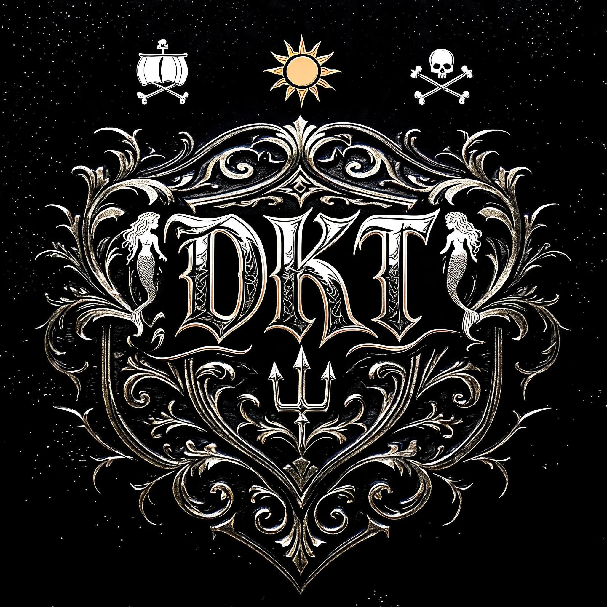 "DKT" — Gothic Font | AI Text Effect Generator