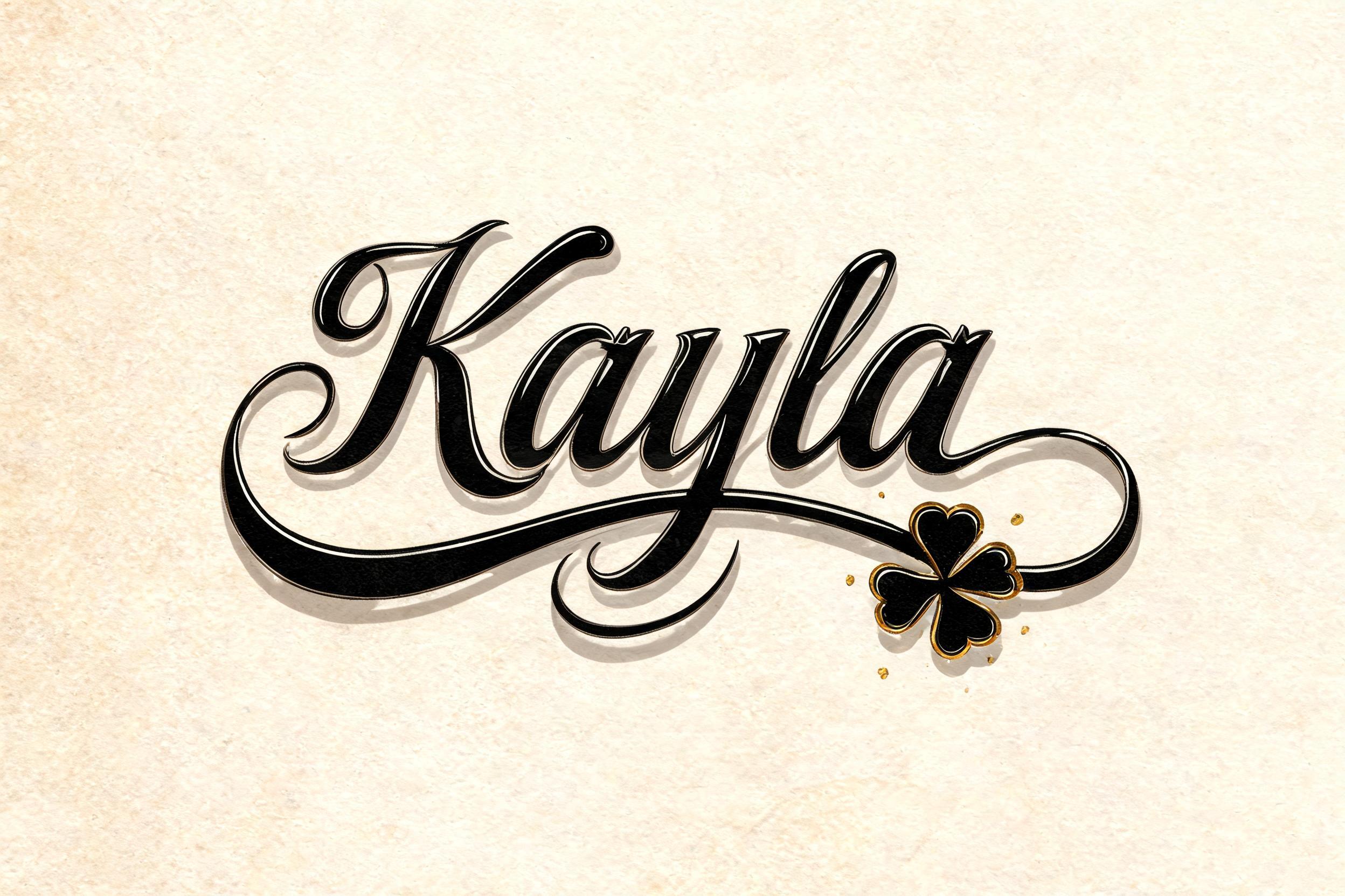 "Kayla" — Chicano | AI Text Effect Generator