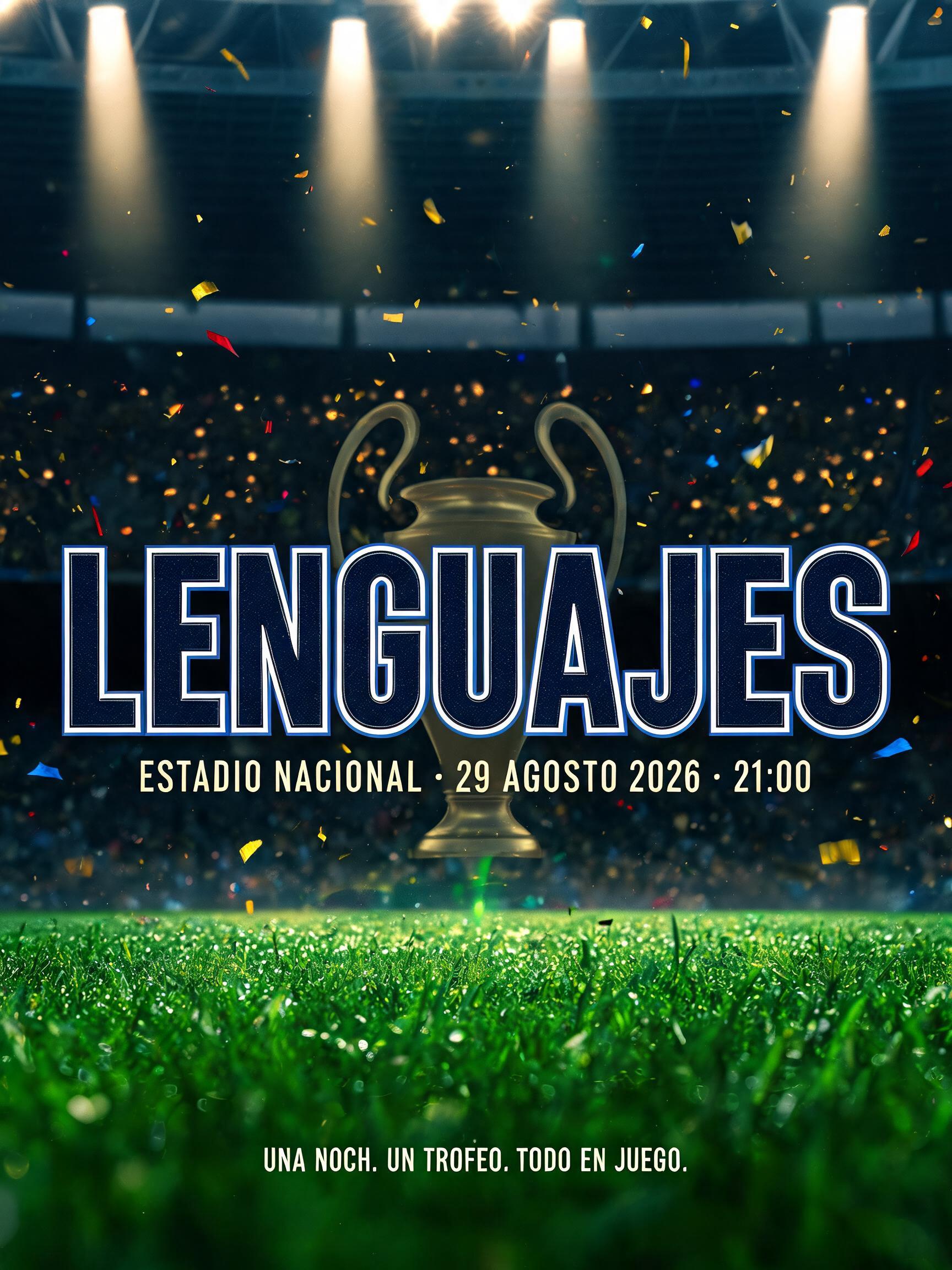 "Lenguajes" — Sports Football | AI Text Effect Generator