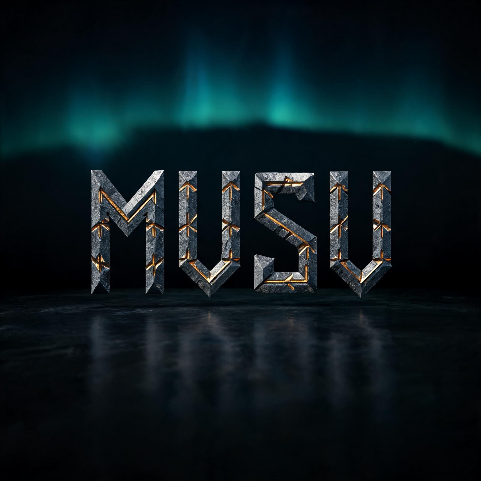 "MUSU" — Viking Runic | AI Text Effect Generator