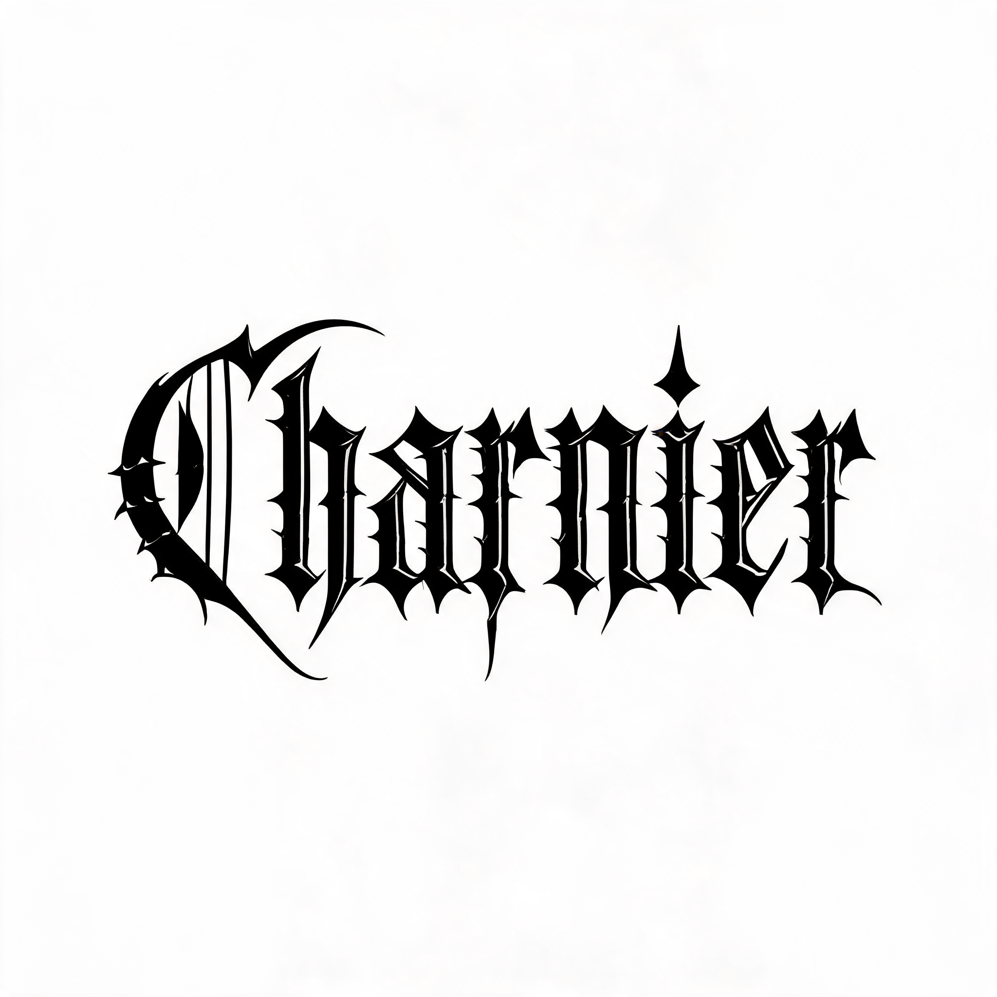 "Charnier" — Gothic Font | AI Text Effect Generator