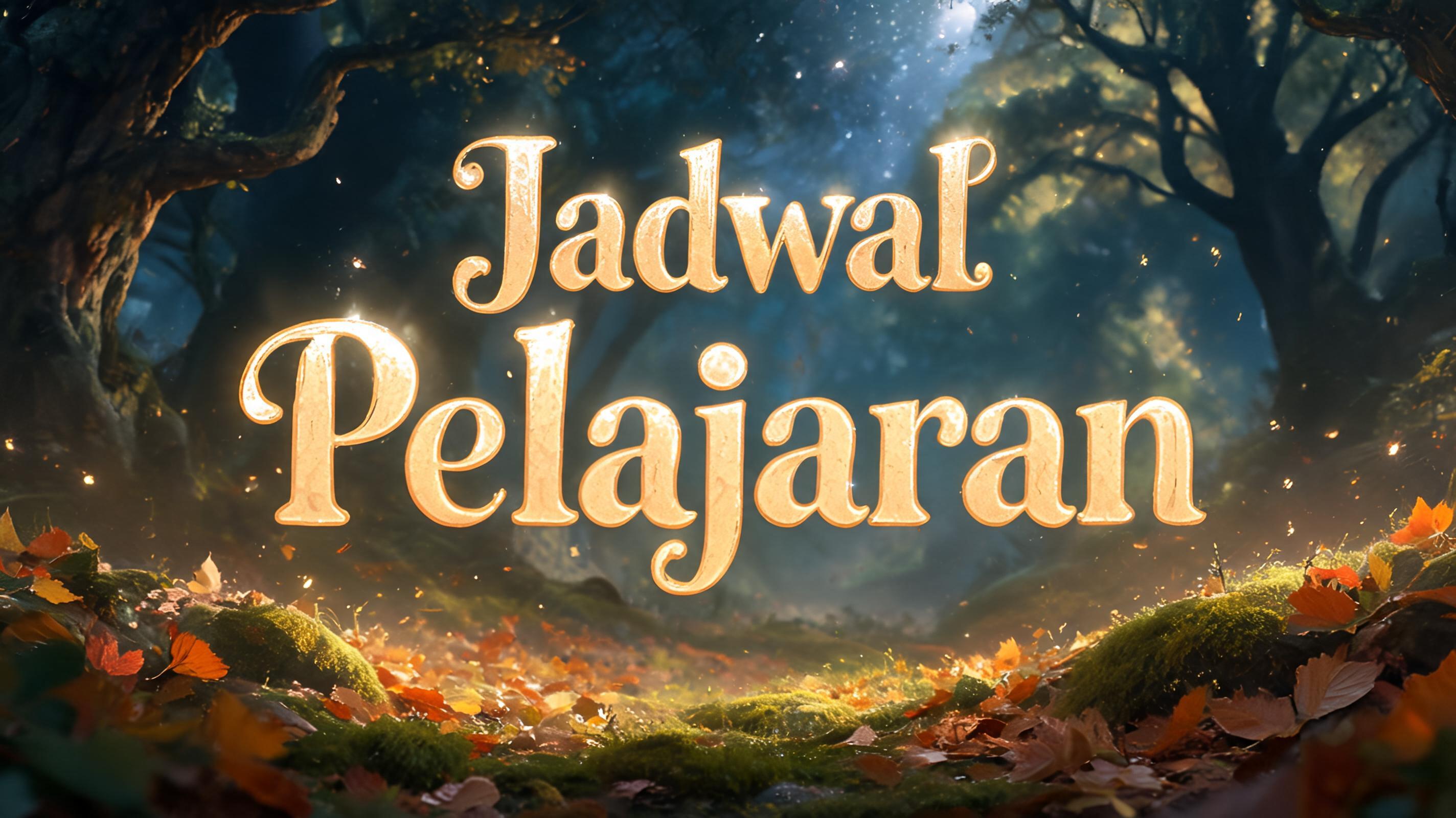 "Jadwal Pelajaran" — Fairy Tale text effect