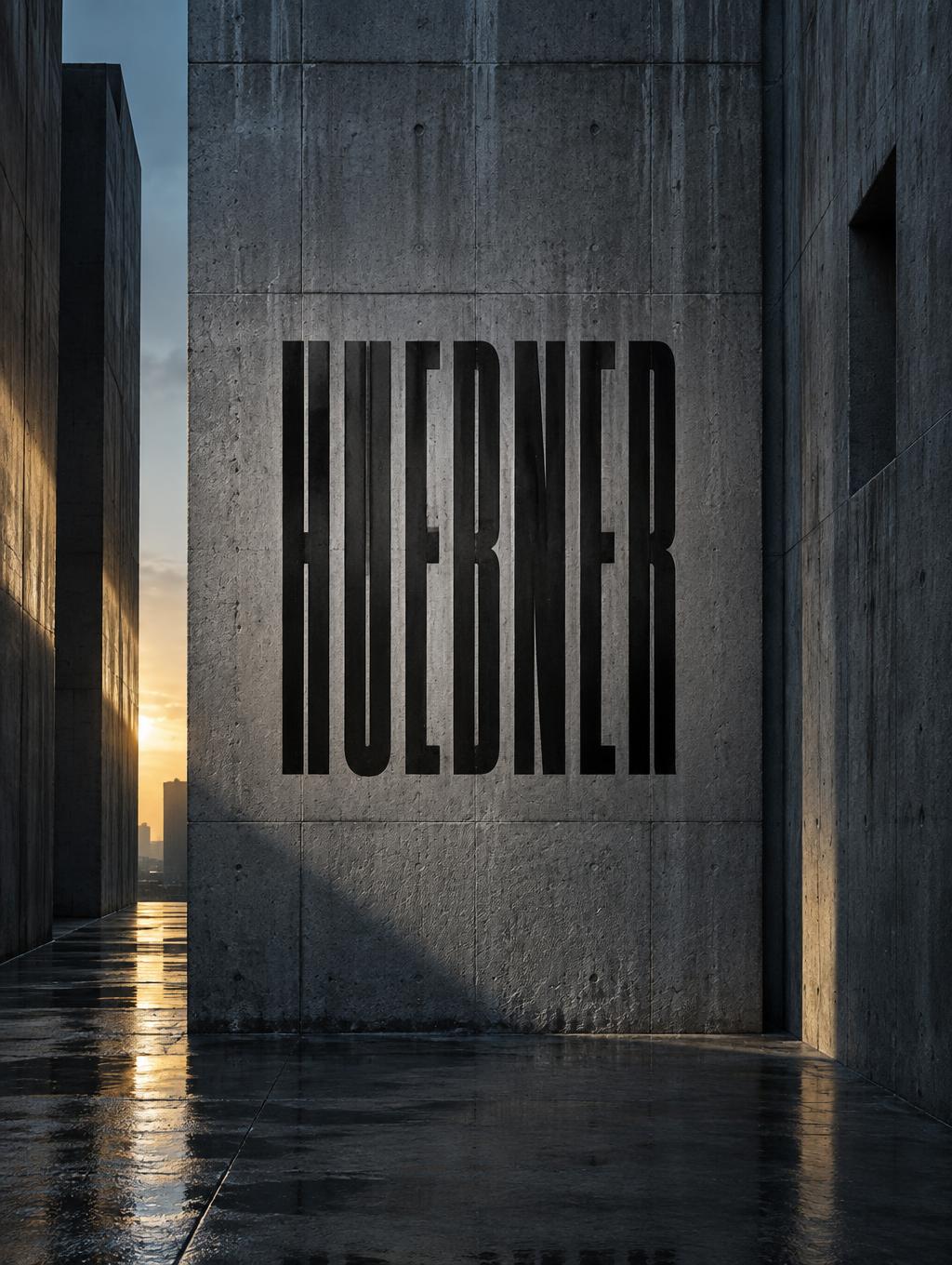 "HUEBNER" —  | AI Text Effect Generator