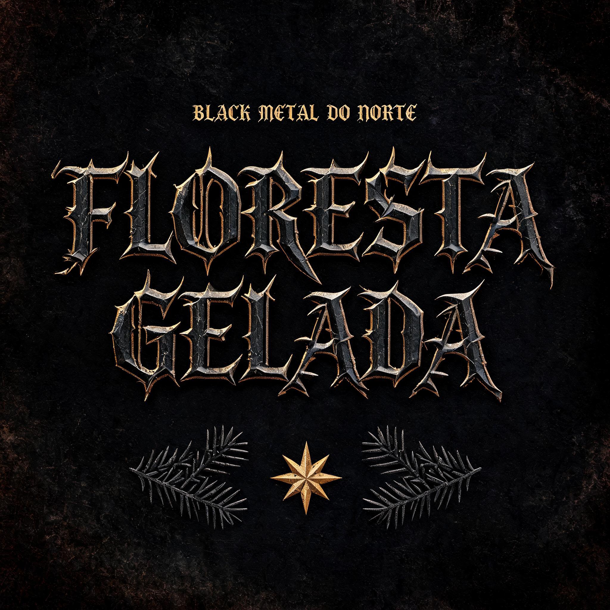 "FLORESTA
GELADA
BLACK METAL DO NORTE" — Gothic Font | AI Text Effect Generator